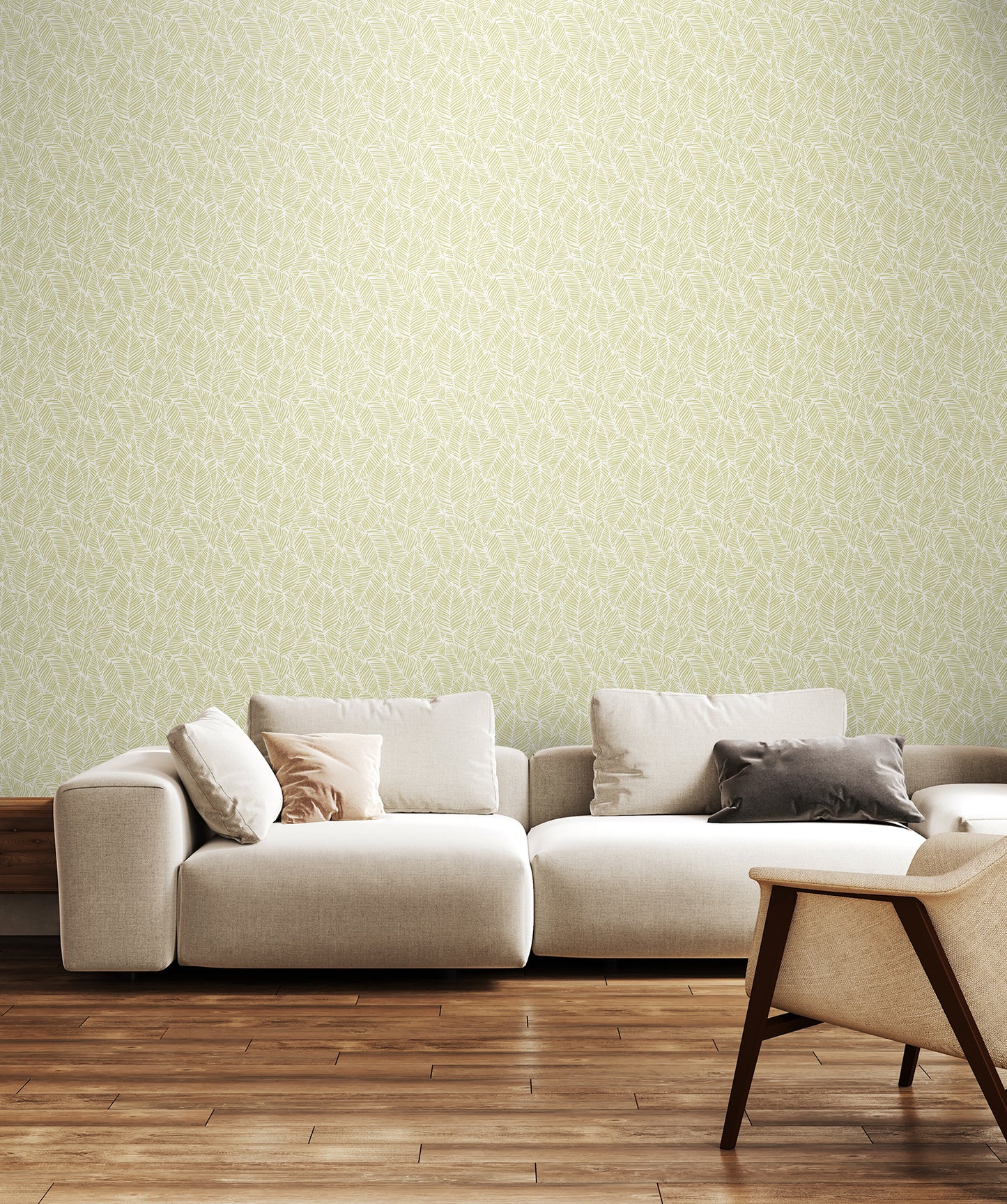 ZEBRA LEAF - Soft Lime