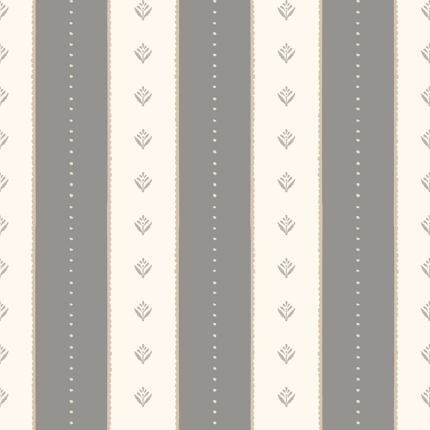 DECORATIVE STRIPE - Charcoal & Stone