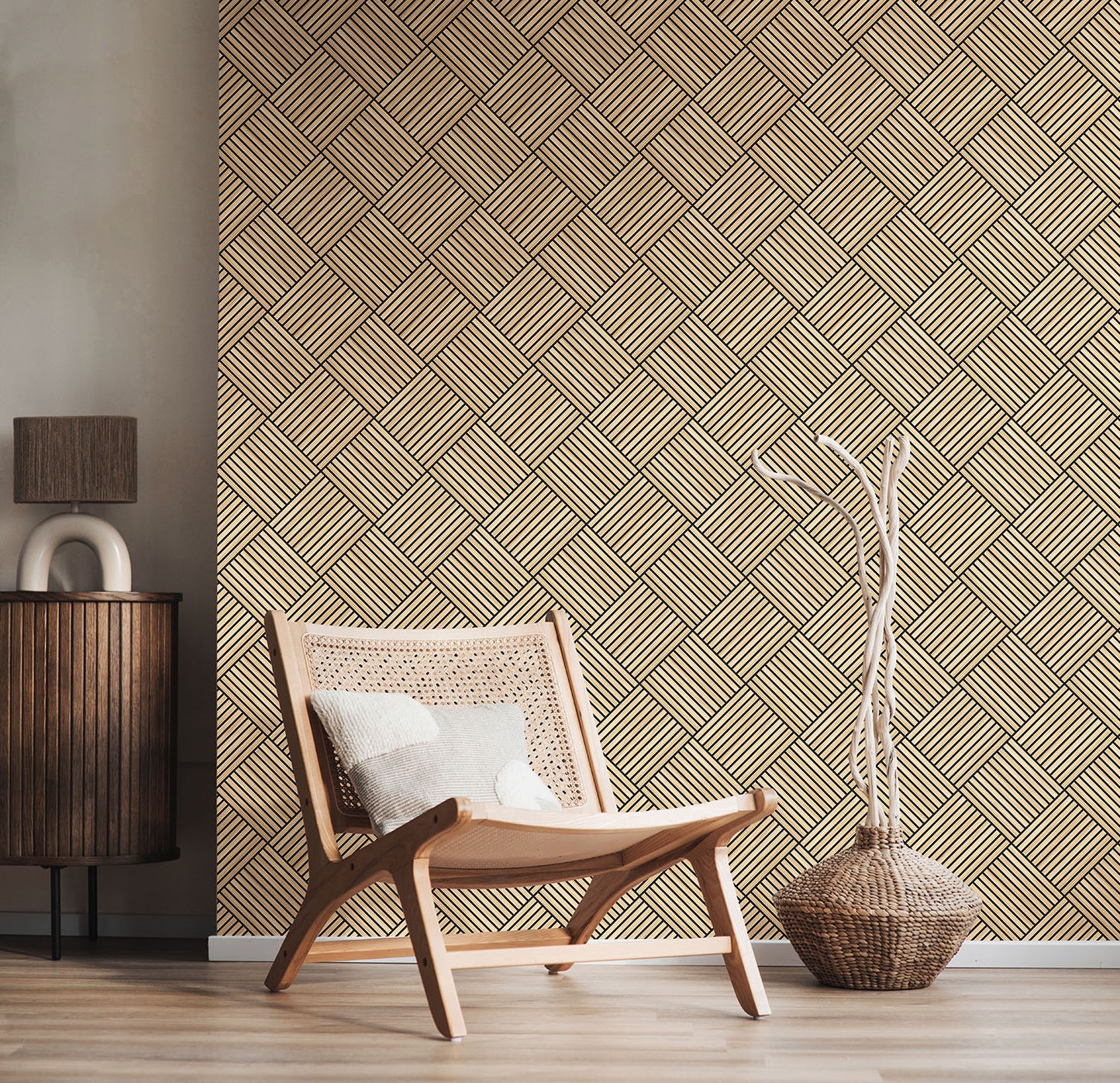 DIAMOND SLAT SMALL - Ash