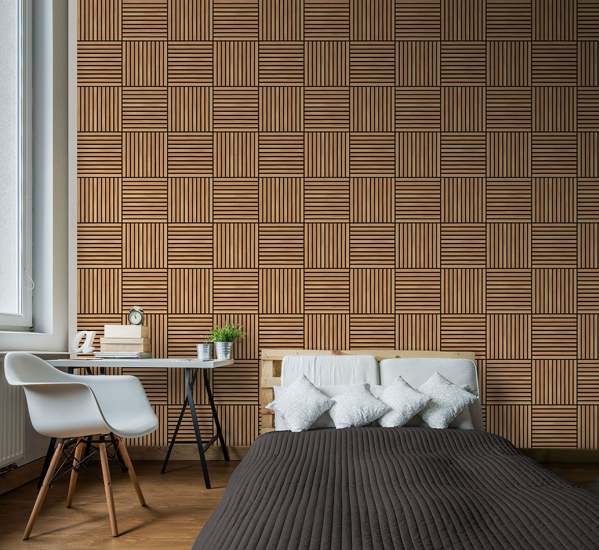 SQUARE SLAT - Oak