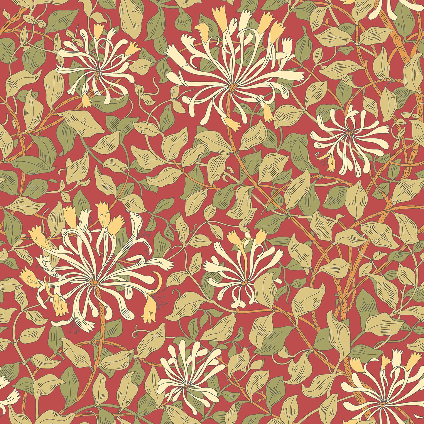 HONEYSUCKLE LEAF TRAIL - Terracotta