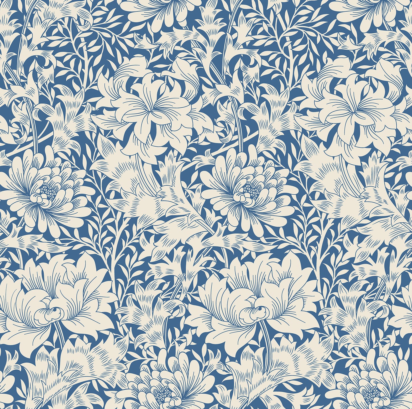 CHRYSANTHEMUM - Indigo Blue