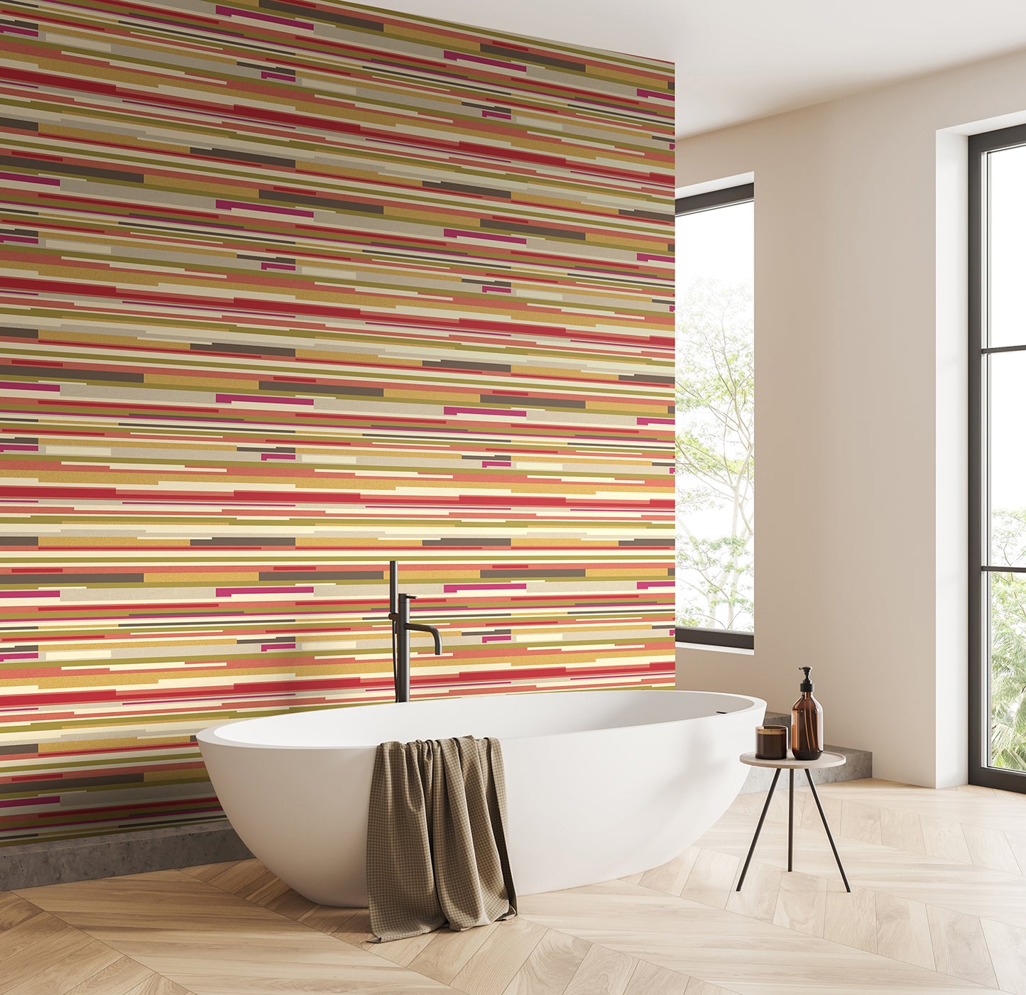 HORIZONTAL STRIPE - Mustard Yellow