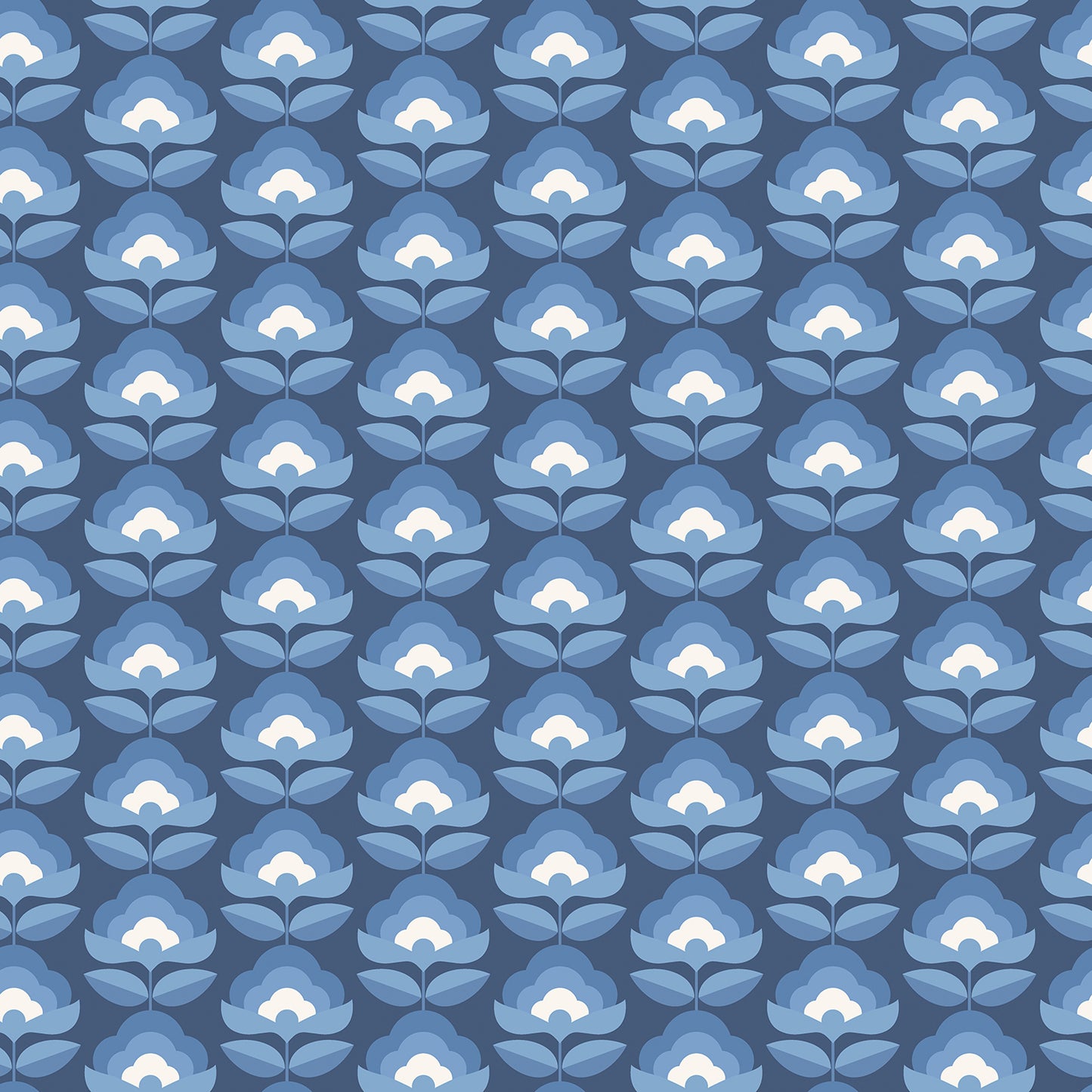RETRO FLOWER - Indigo Mix