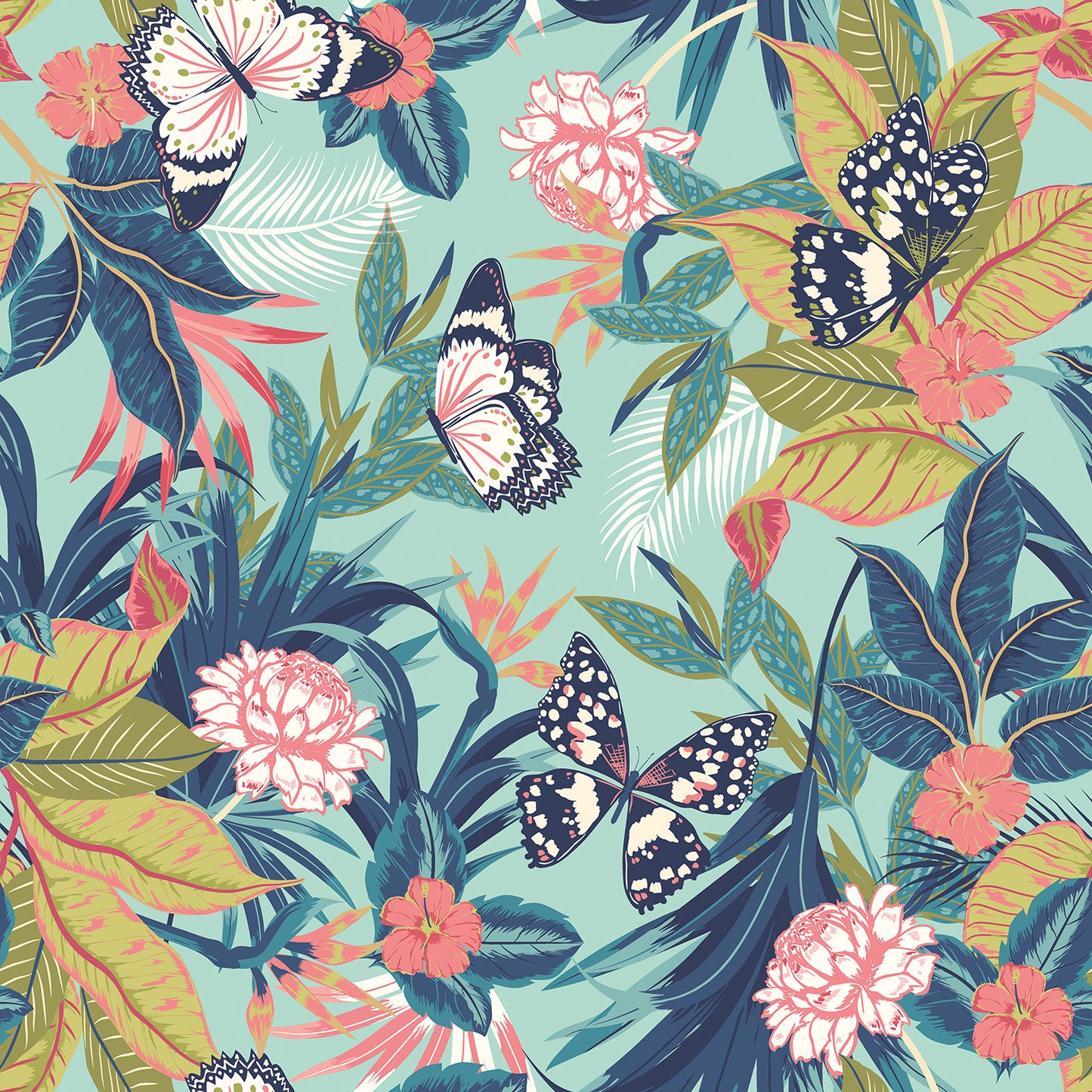PARADISE - Aqua & Rouge
