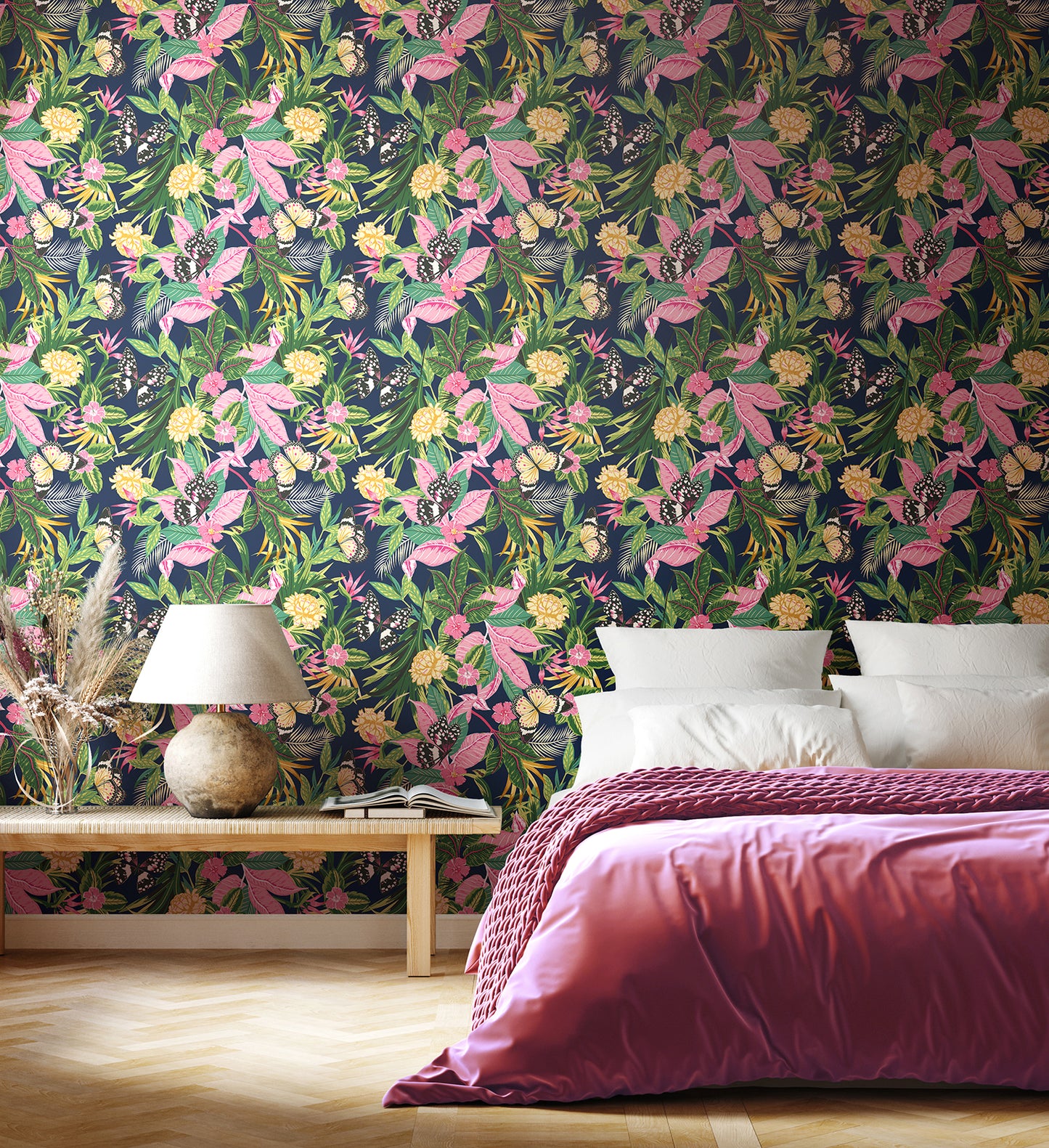 PARADISE - Indigo & Pink