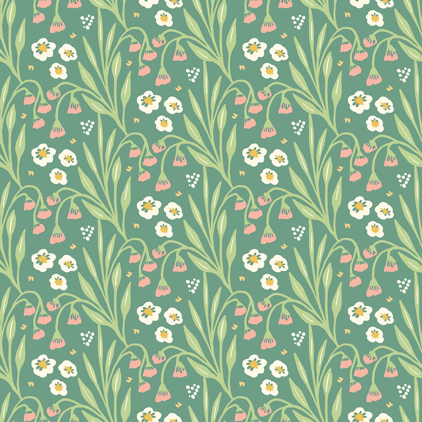 MEADOW STRIPE - Leaf & Peony