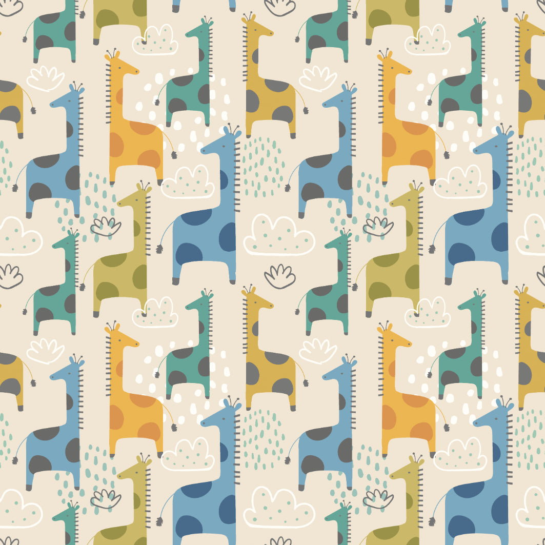 GIRAFFE FRIENDS - Denim Mix