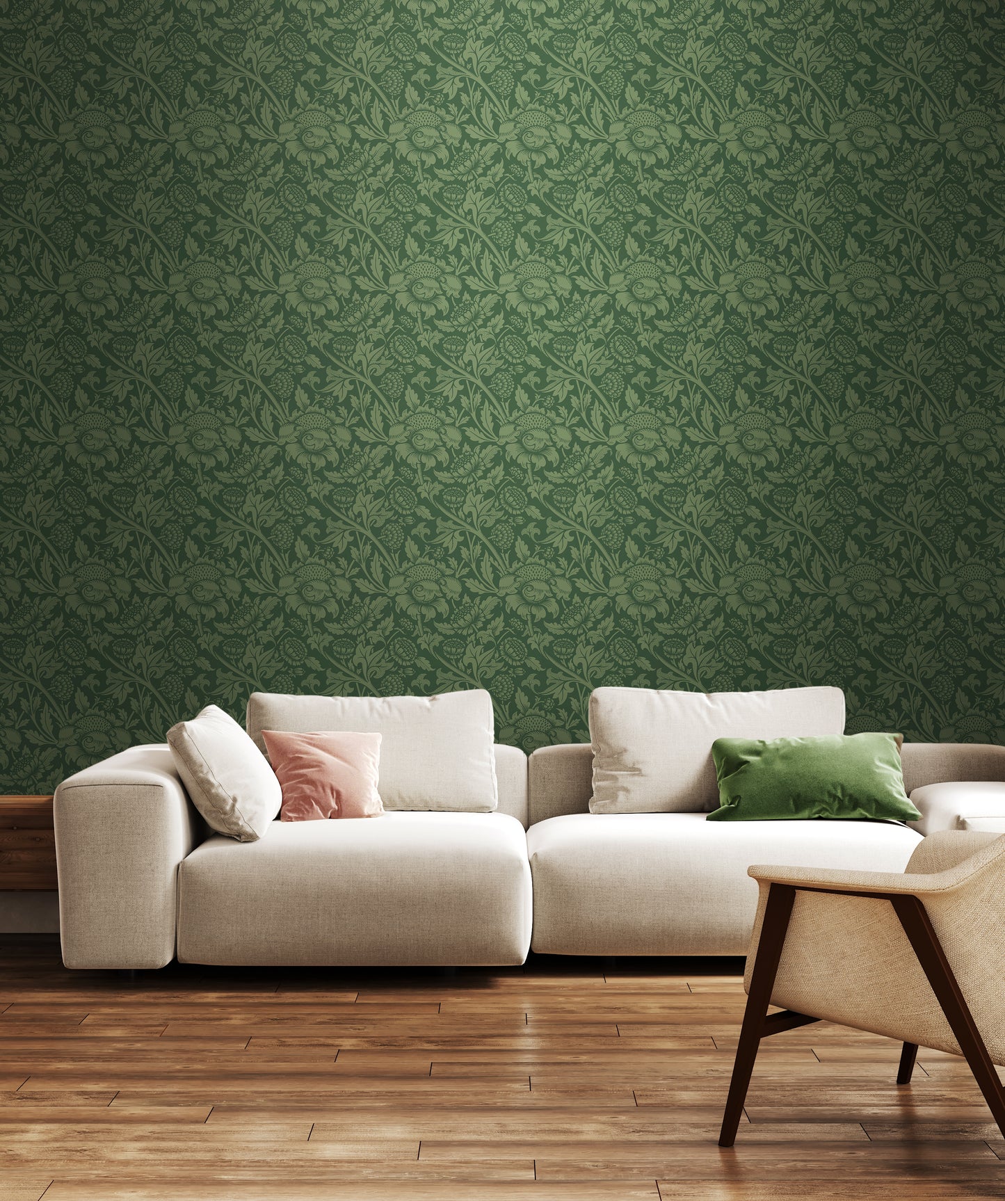 DAMASK TRAIL - Forest Green