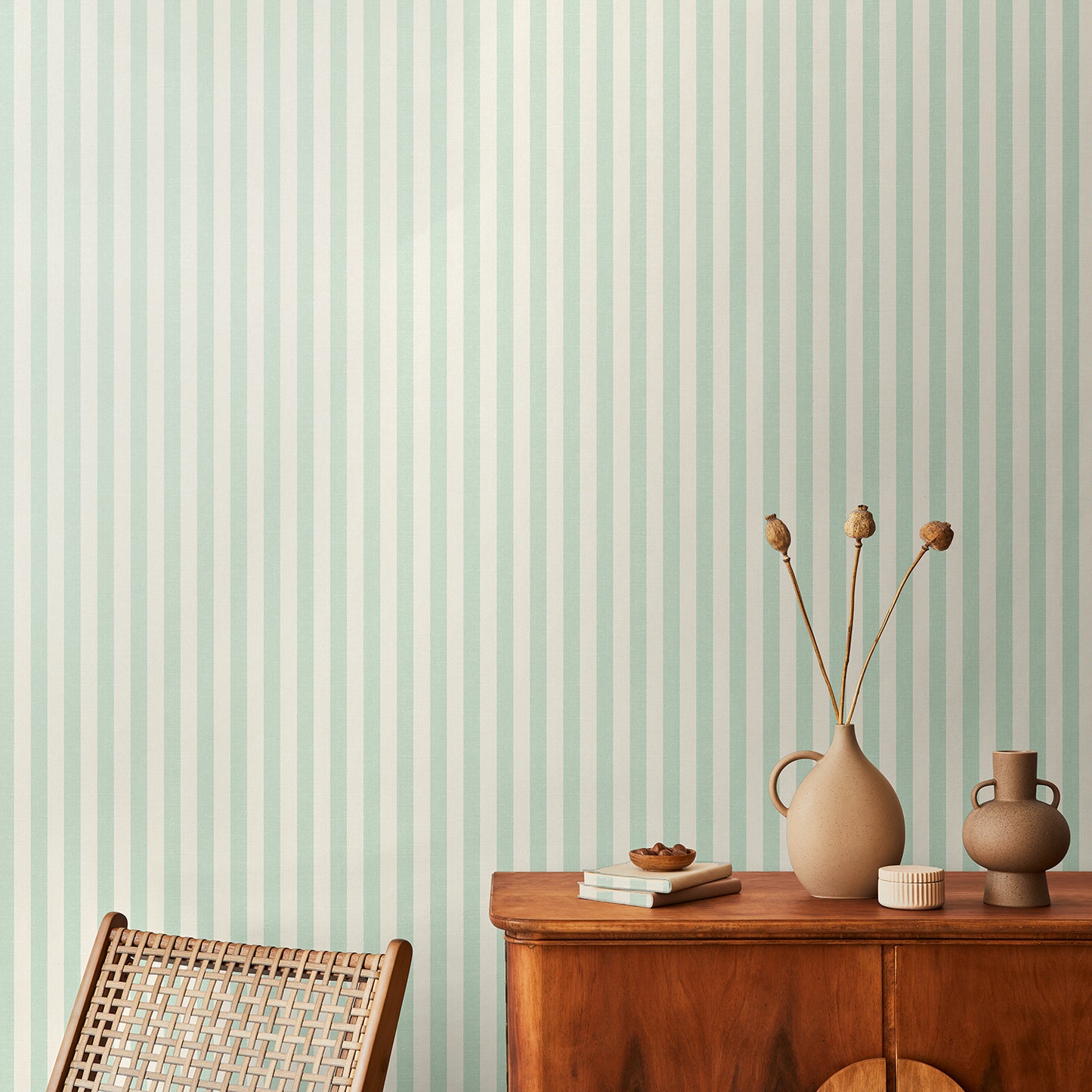 SHADOW STRIPE - Duck Egg