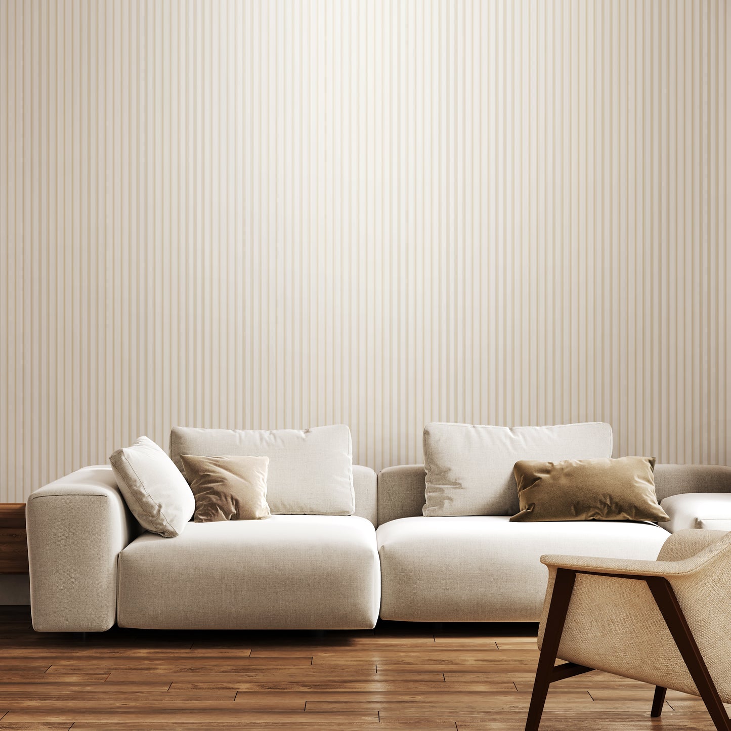 CHALK STRIPE - Linen