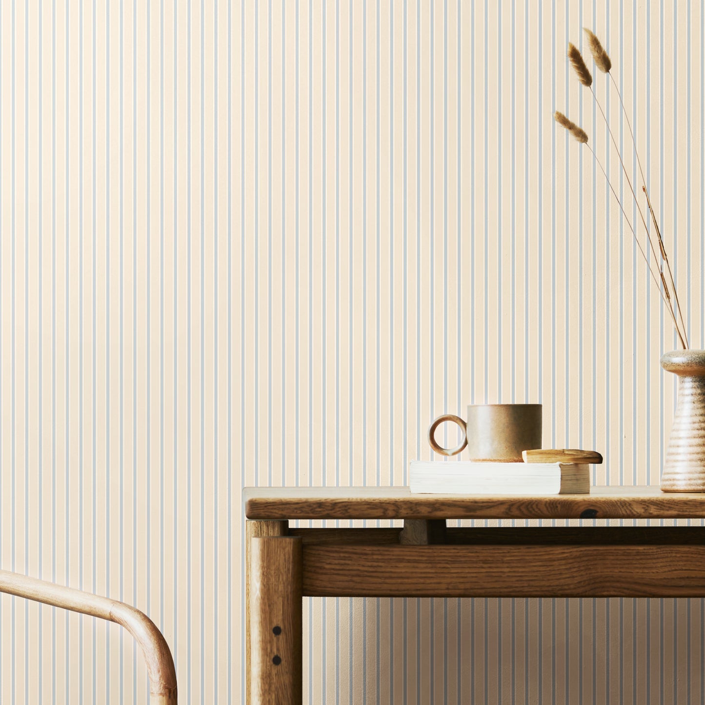 CHALK STRIPE - Wedgewood Blue