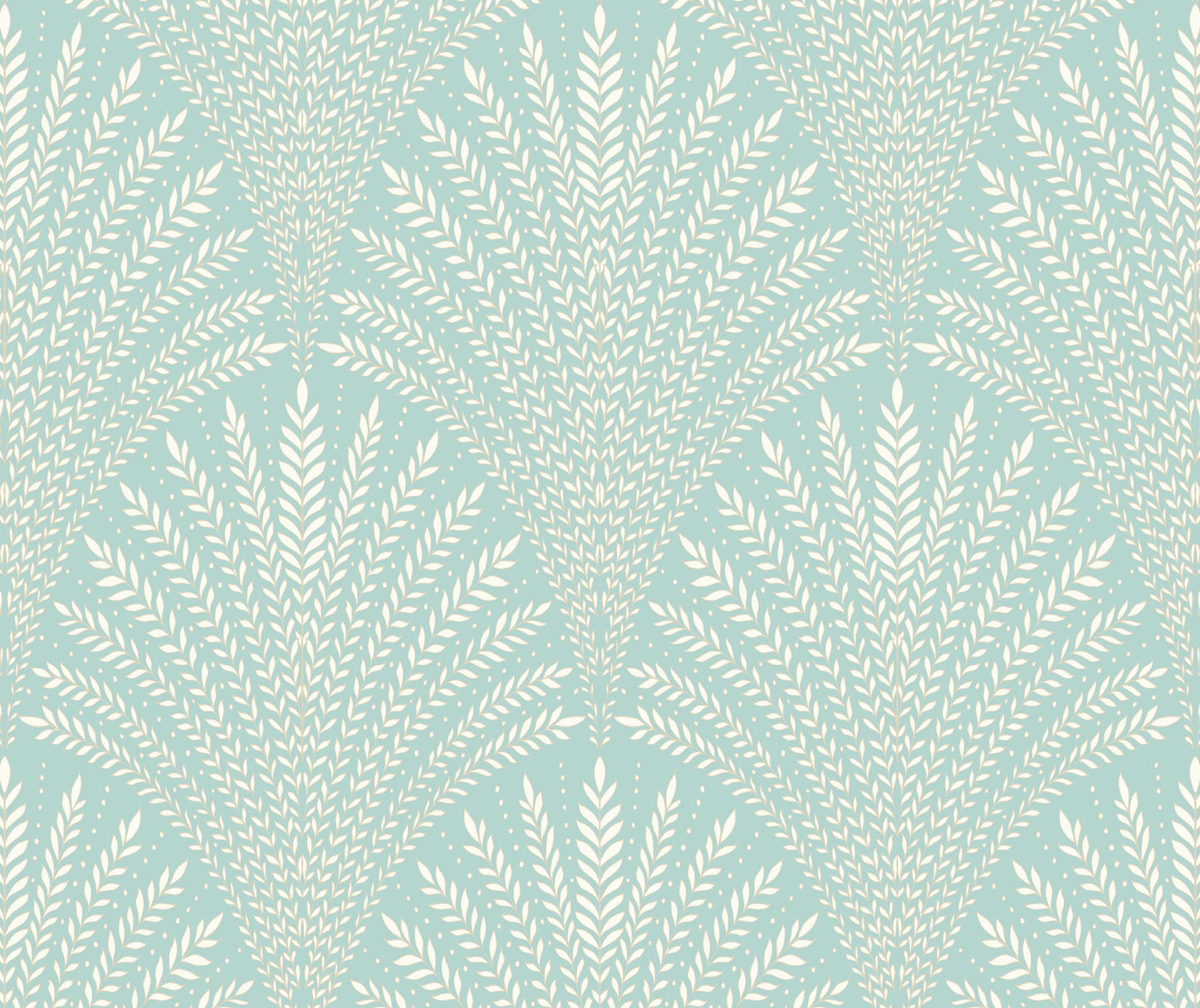 LEAF FAN - Duck Egg Blue
