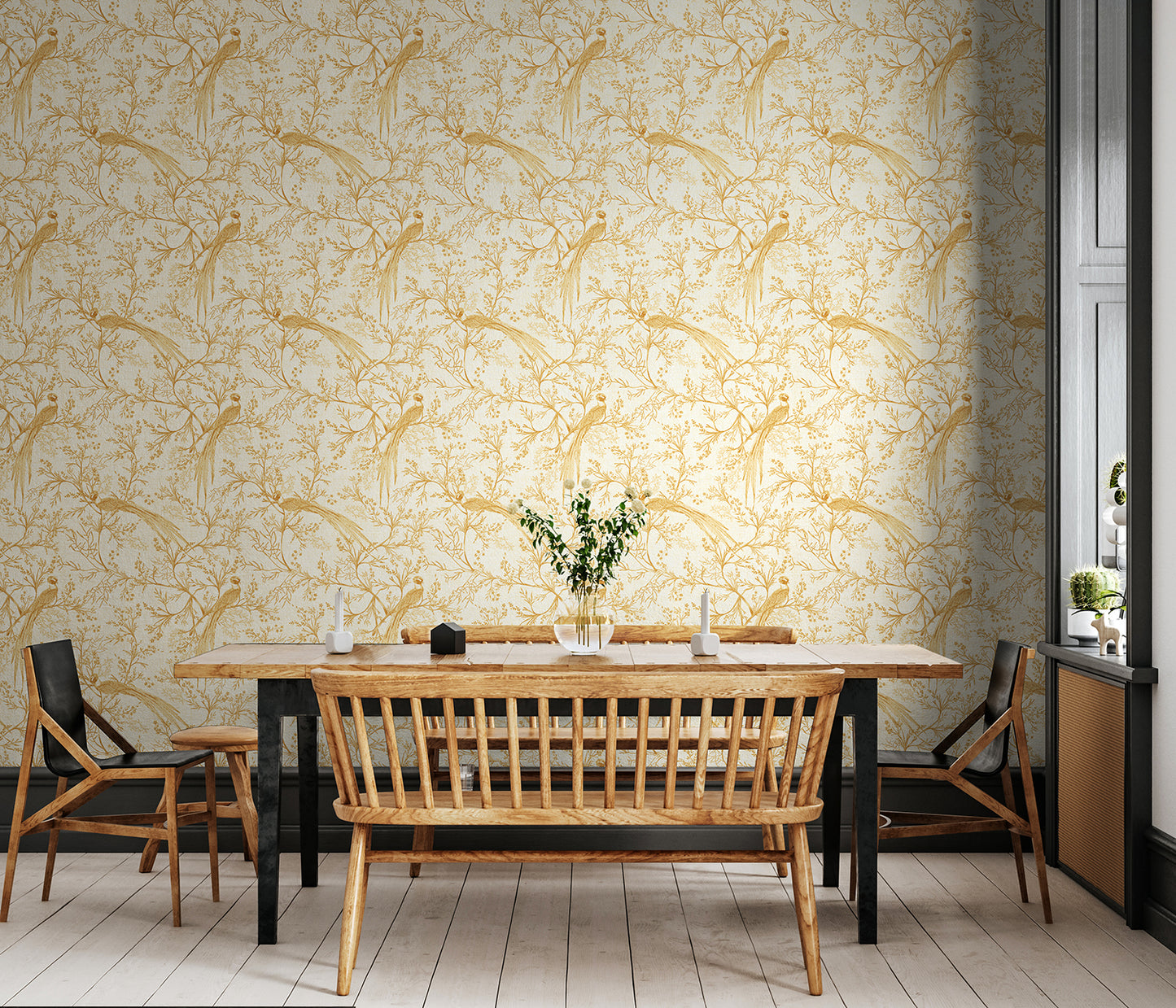 BIRD TOILE - Honey