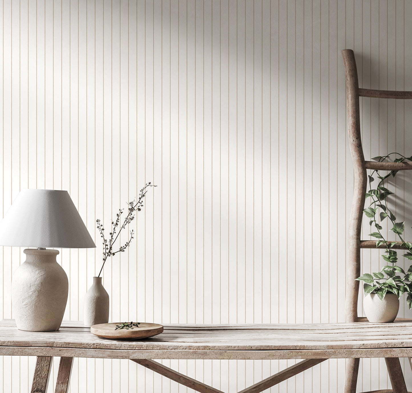 SCALLOP STRIPE - Stone
