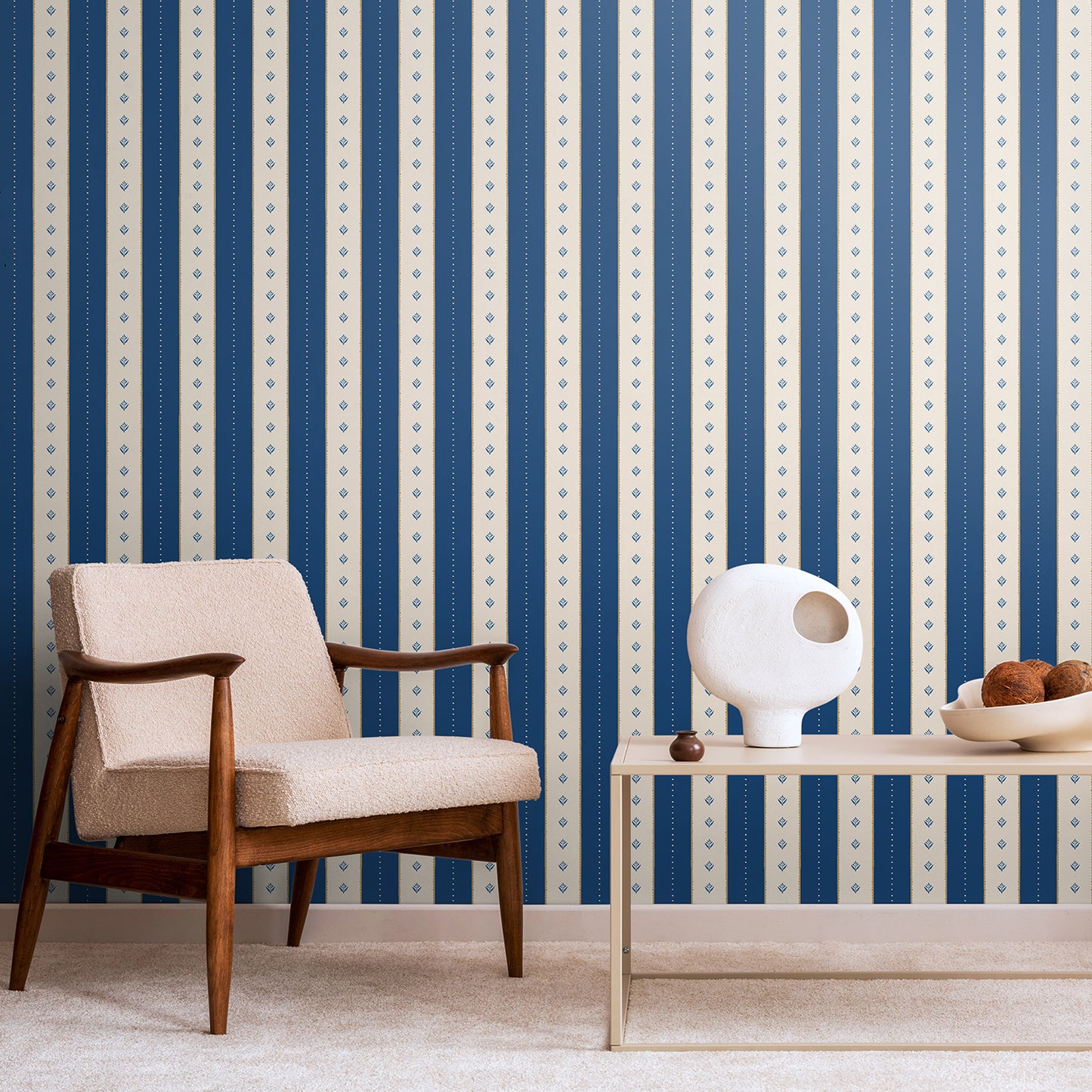 DECORATIVE STRIPE - Denim Mix