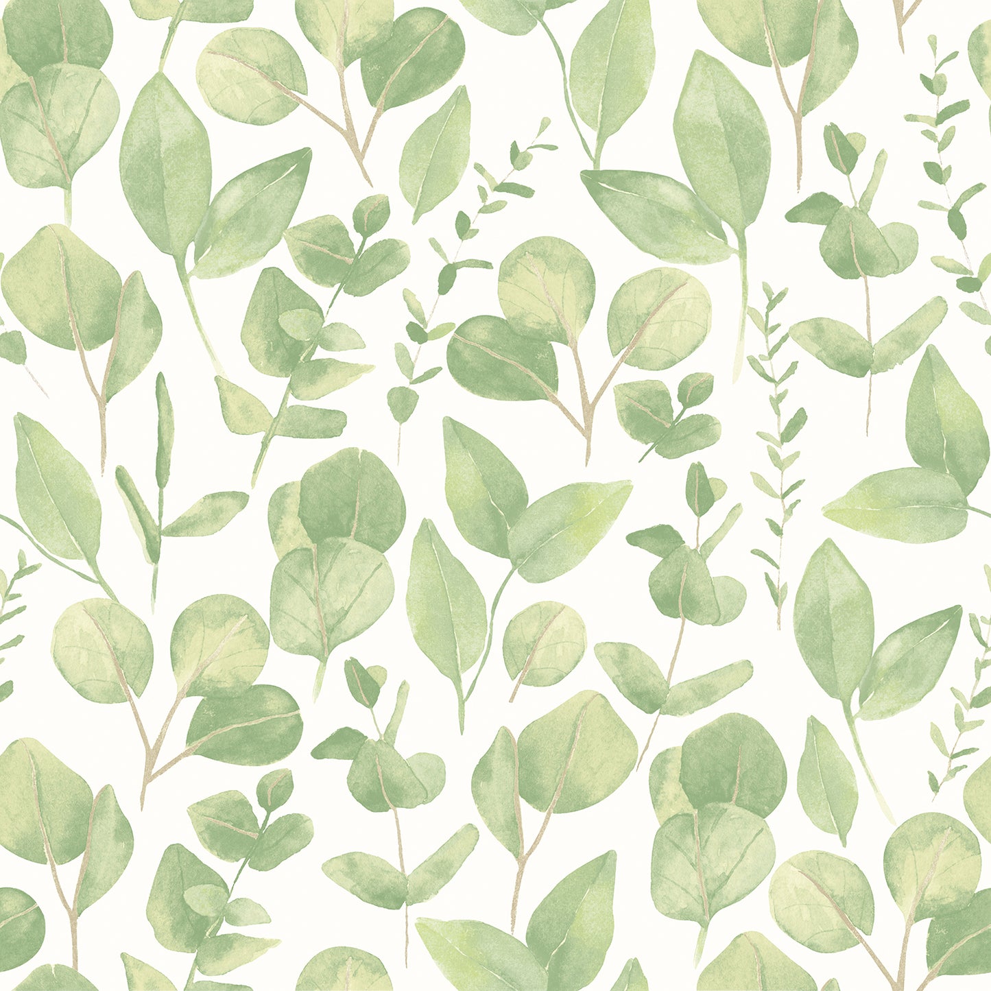 WATERCOLOUR LEAVES - Soft Sage