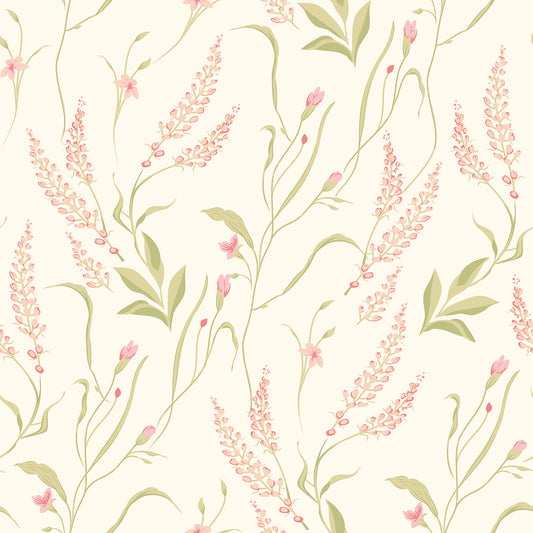 SPRINGTIME MEADOW - Coral Blossom