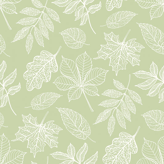 LEAF SILHOUETTE - Dusty Sage