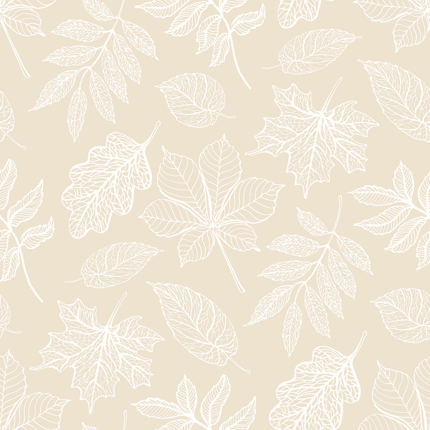 LEAF SILHOUETTE - Soft Sand
