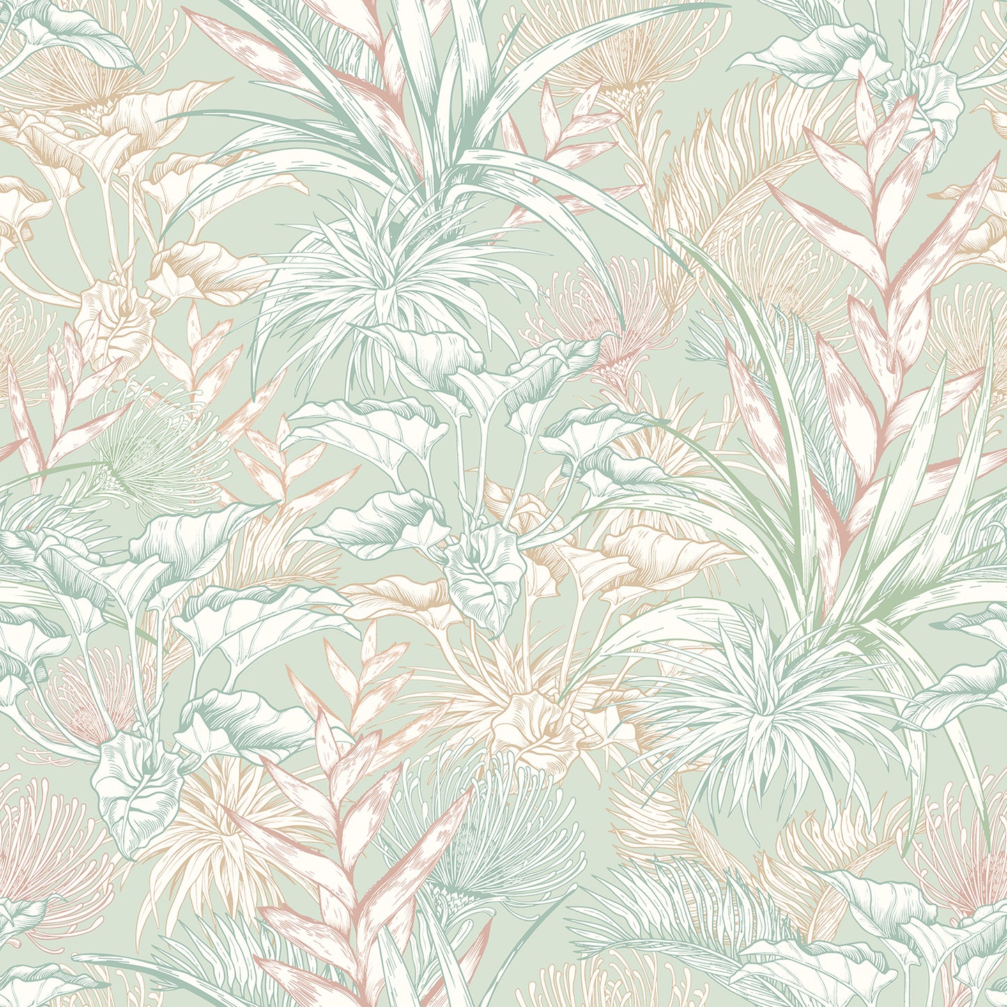 TROPICAL CANOPY - Duck Egg Mix
