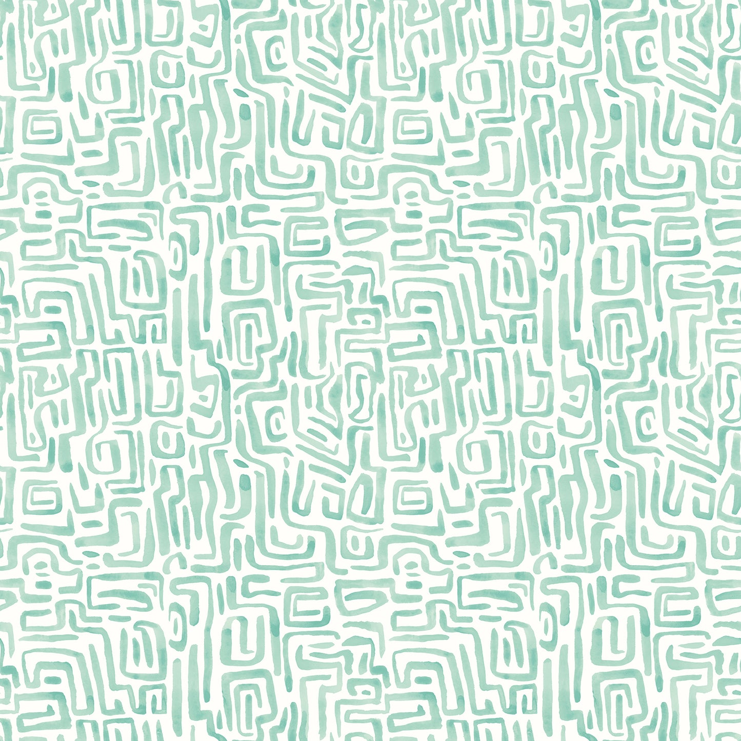 MAZE SQUIGGLE - Seafoam