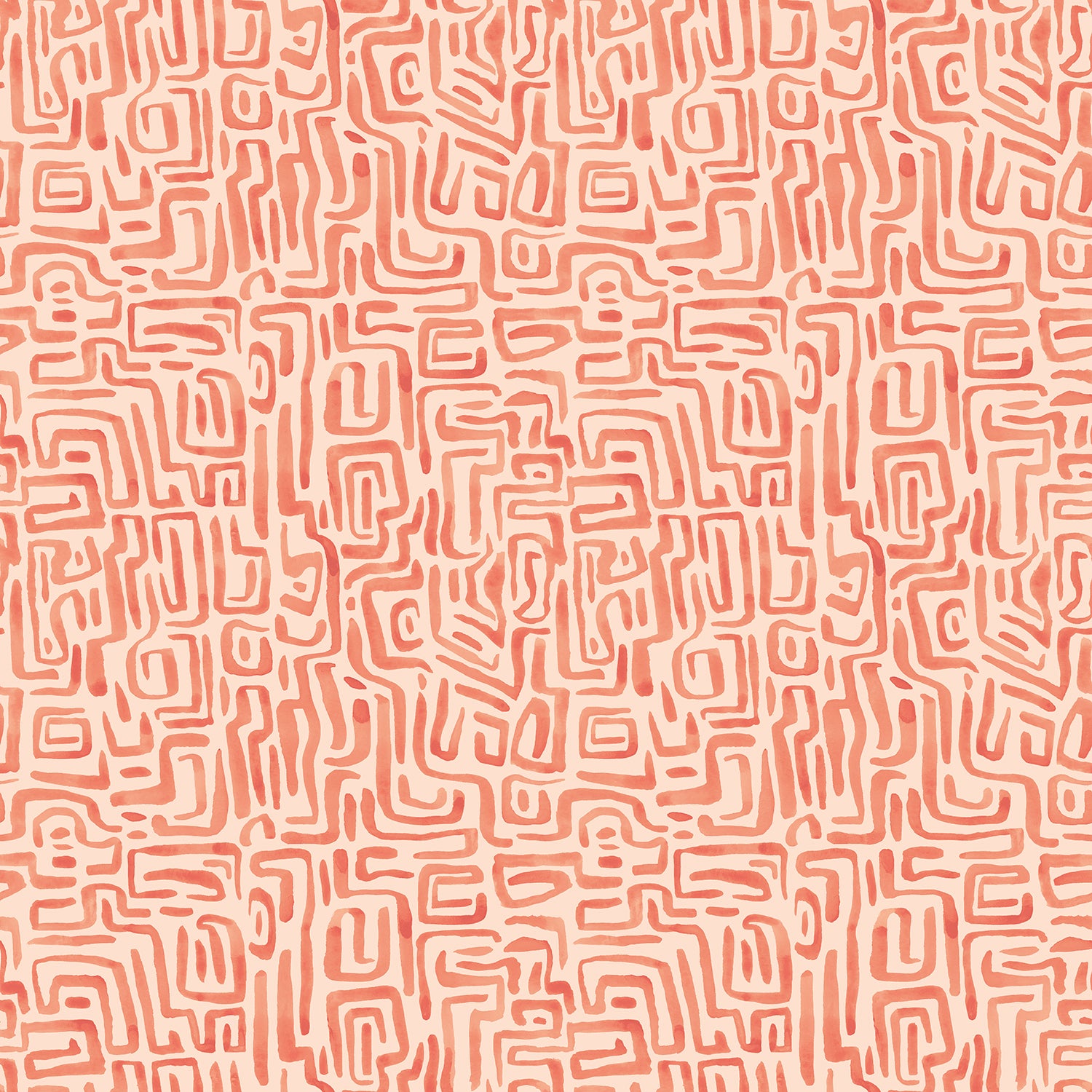 MAZE SQUIGGLE - Orange Mix – Hoopla Walls