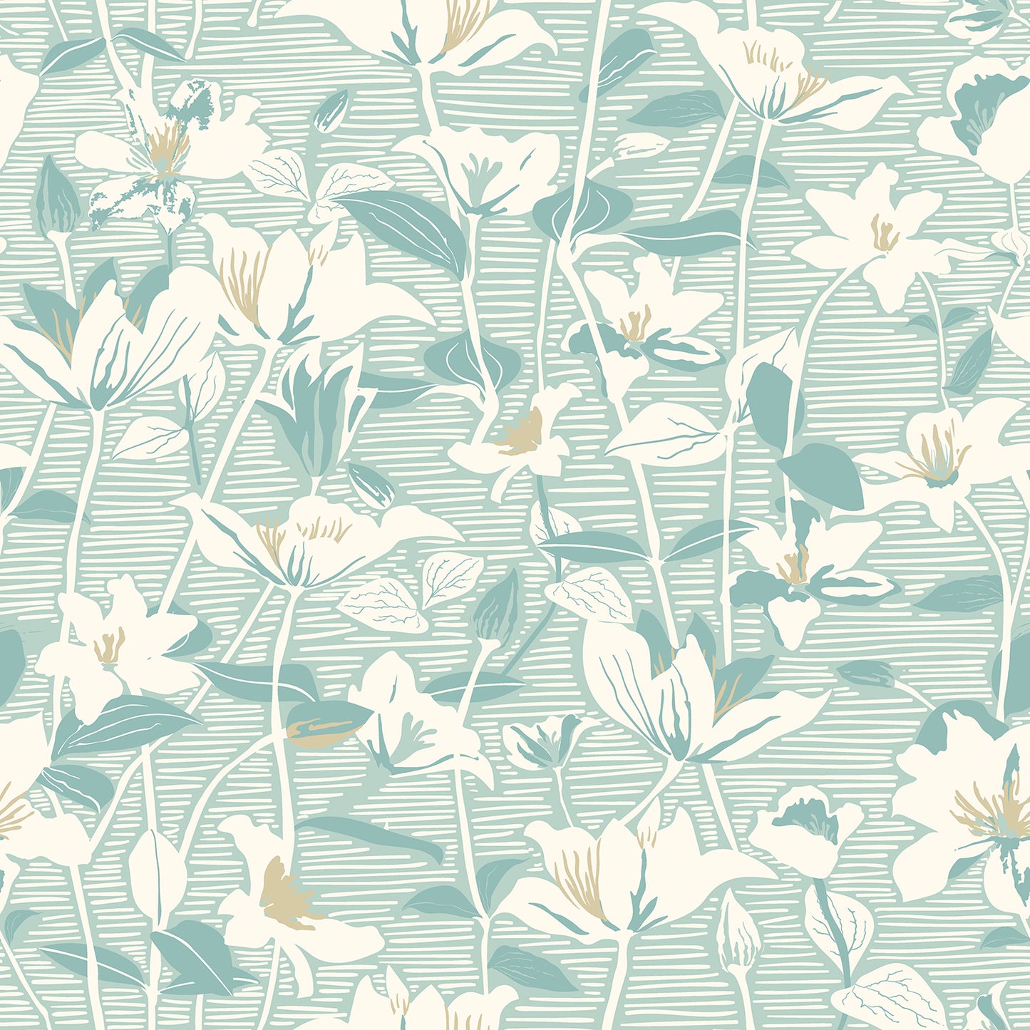 LINO LEAVES - Duck Egg