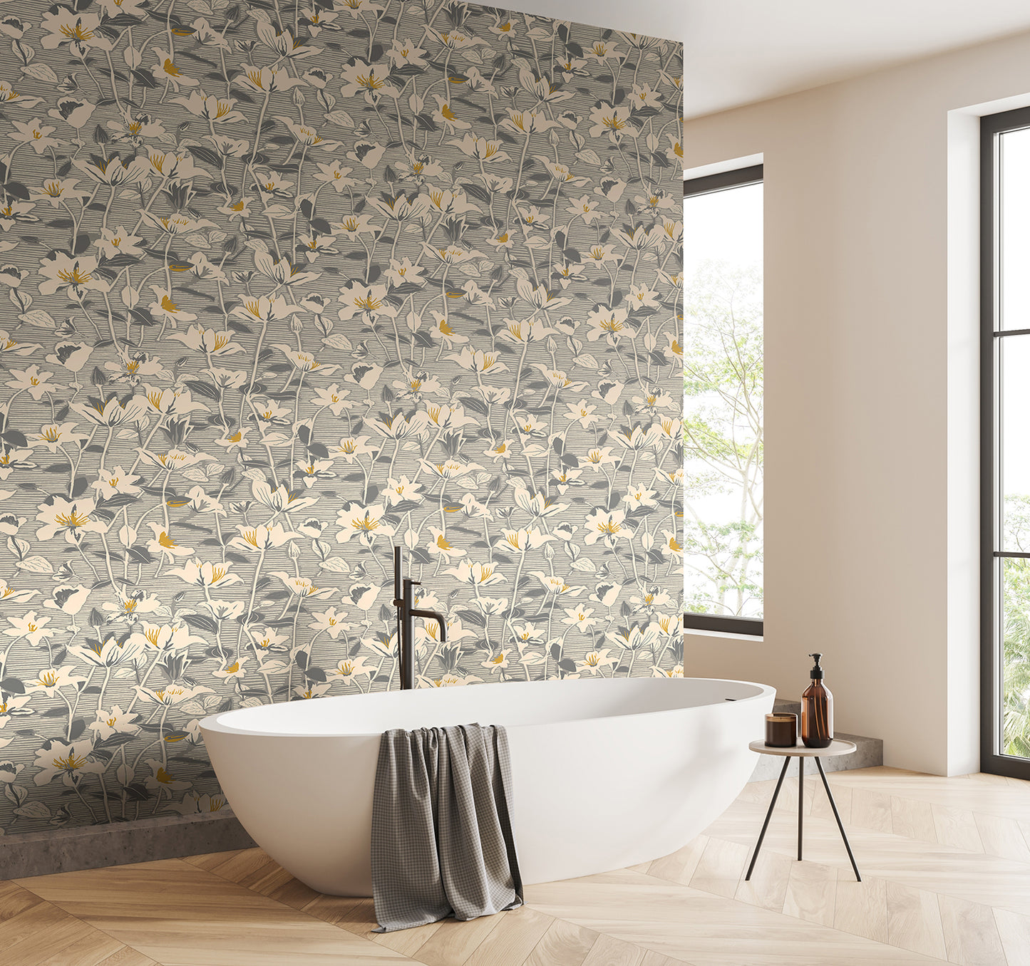 LINO LEAVES - Gunmetal