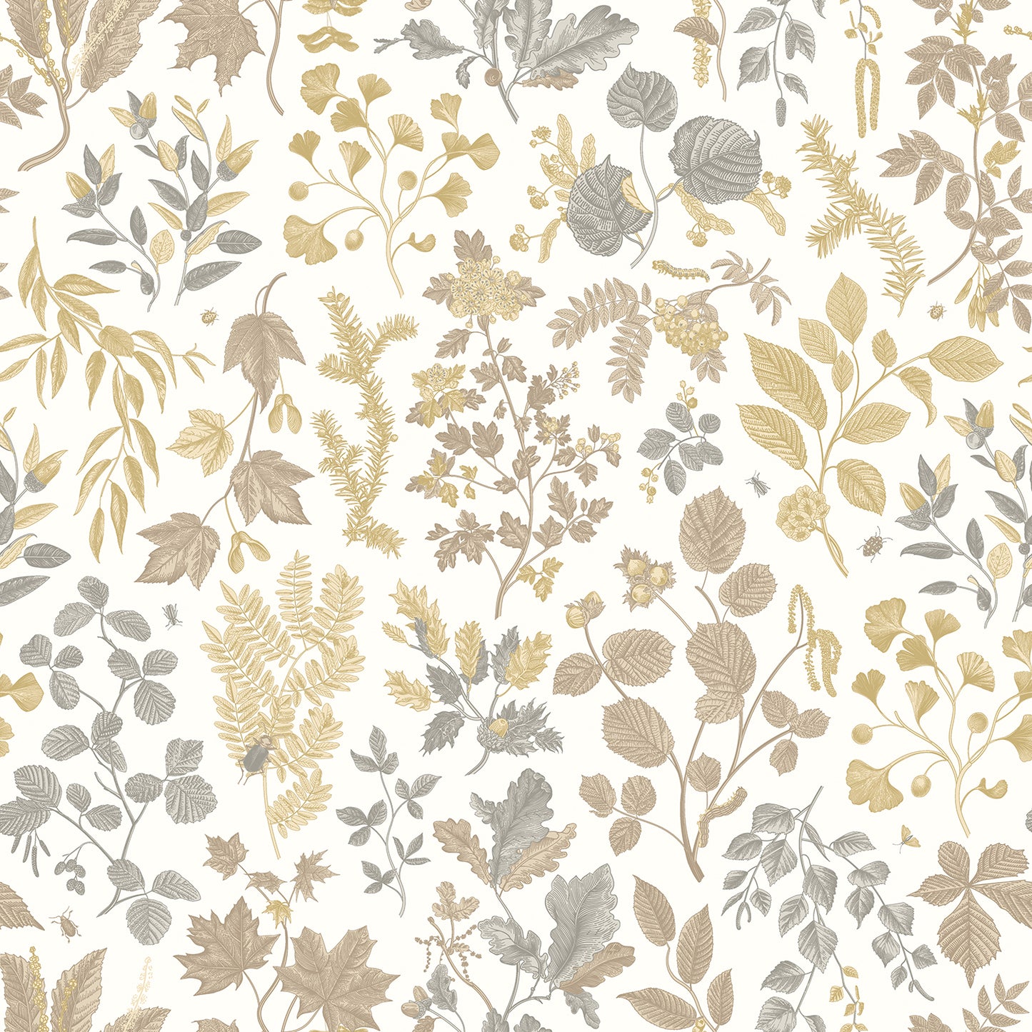 BOTANICAL LEAVES - Stone & Sand