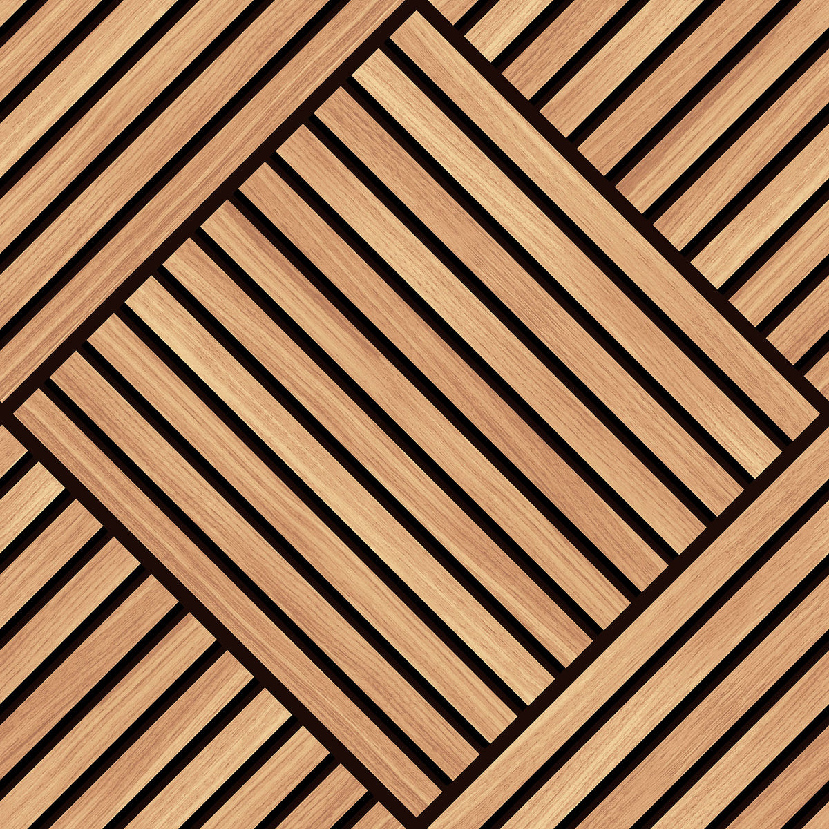 DIAMOND SLAT LARGE - Oak