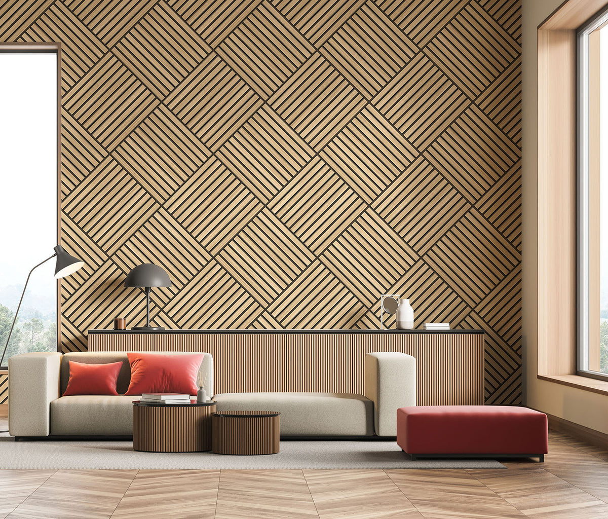 DIAMOND SLAT LARGE - Ash