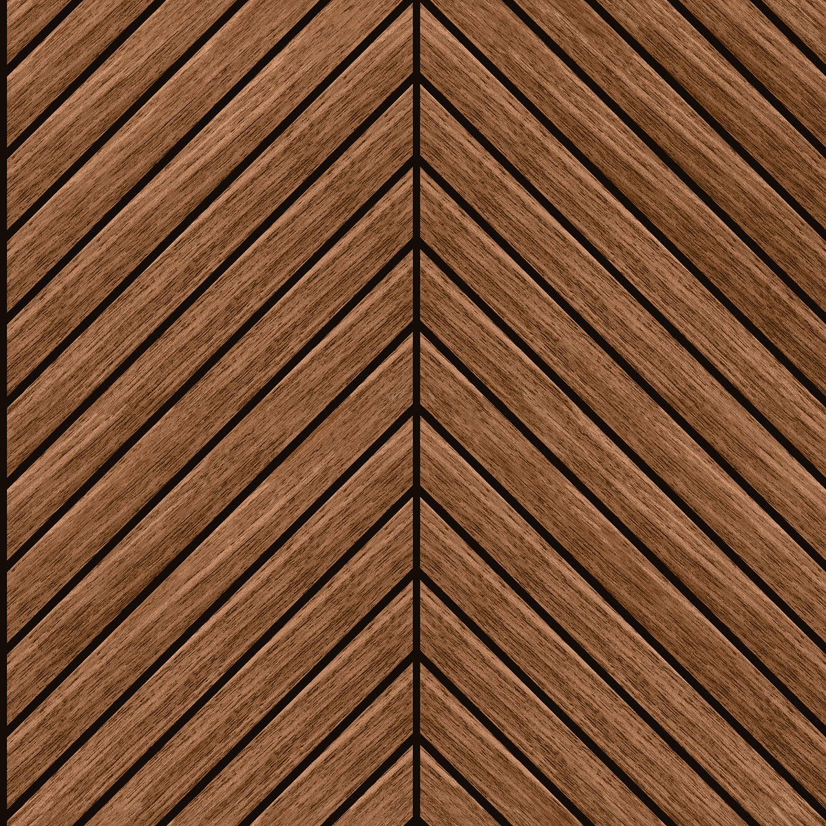 CHEVRON SLAT - Walnut