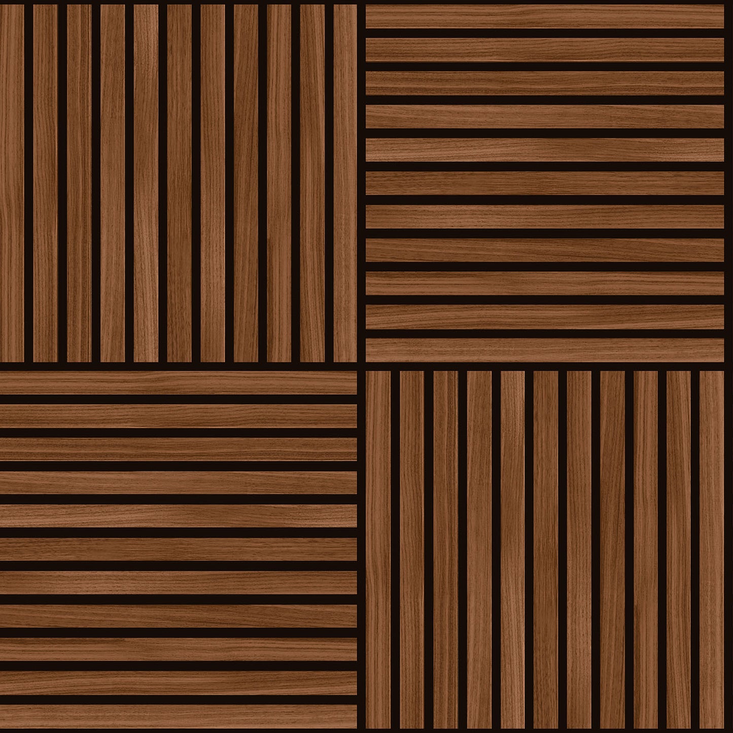 SQUARE SLAT - Walnut