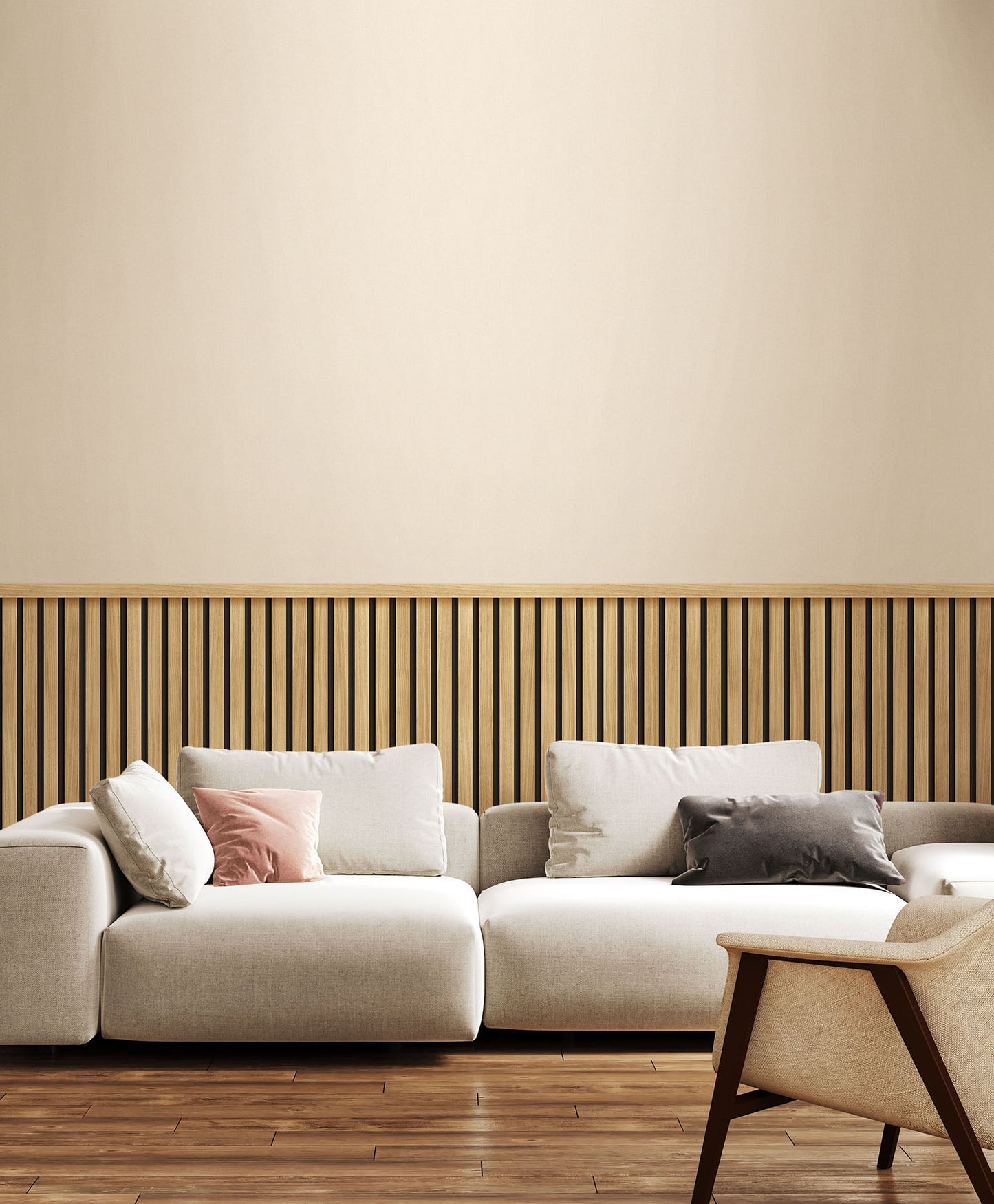 WOOD SLAT TEXTURE - Ash