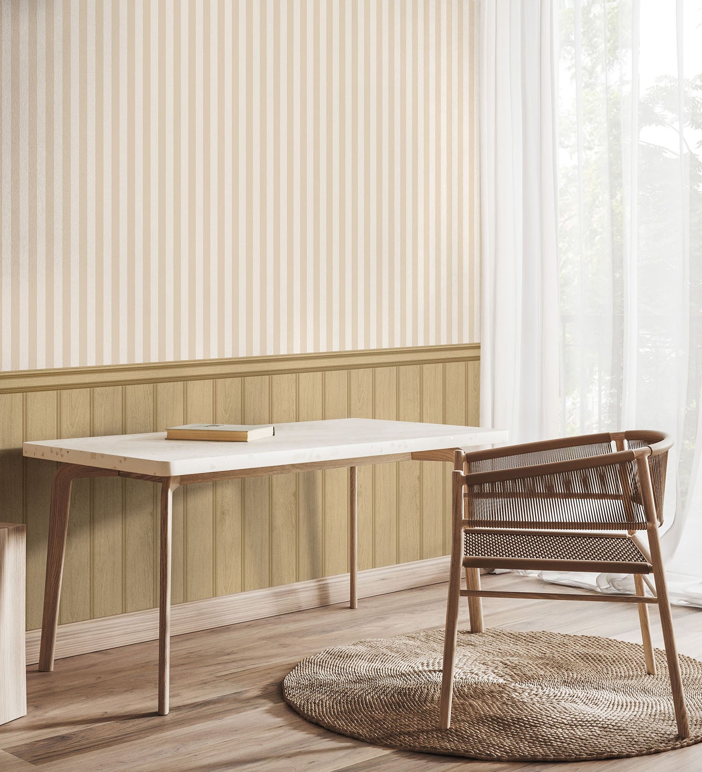 TONGUE & GROOVE STRIPE - Sand