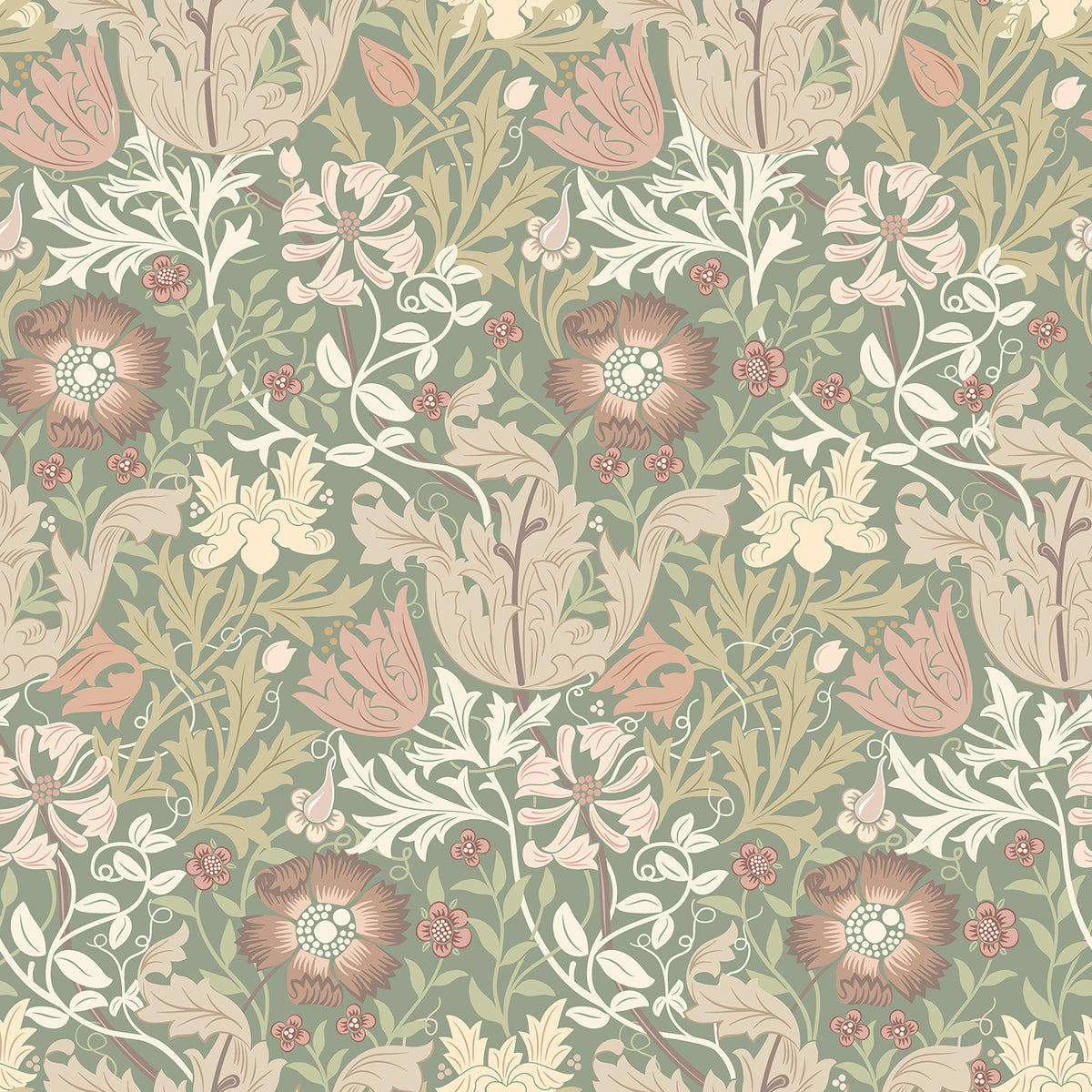 HONEYSUCKLE & TULIP - Sage & Mocha