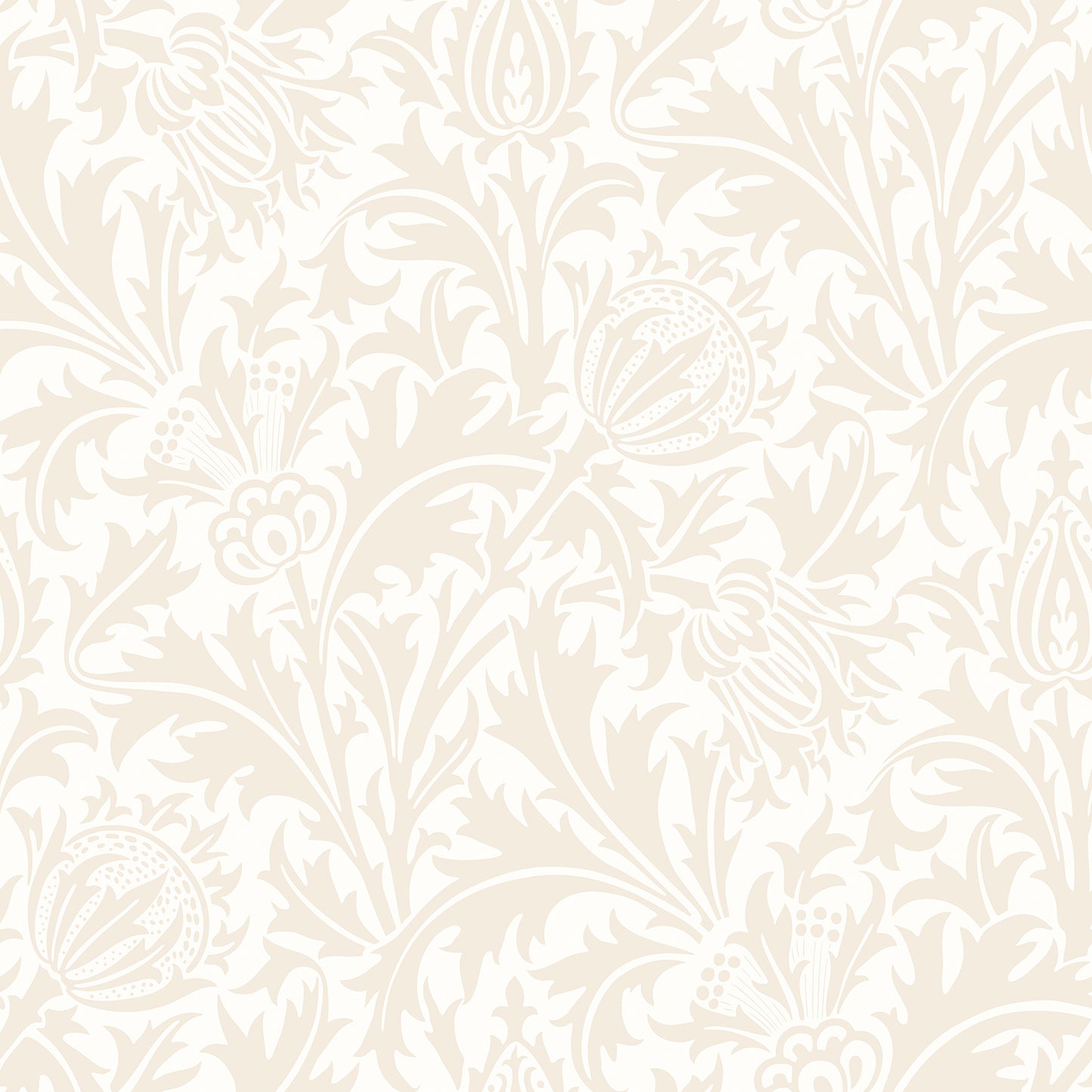THISTLE DAMASK - Oyster
