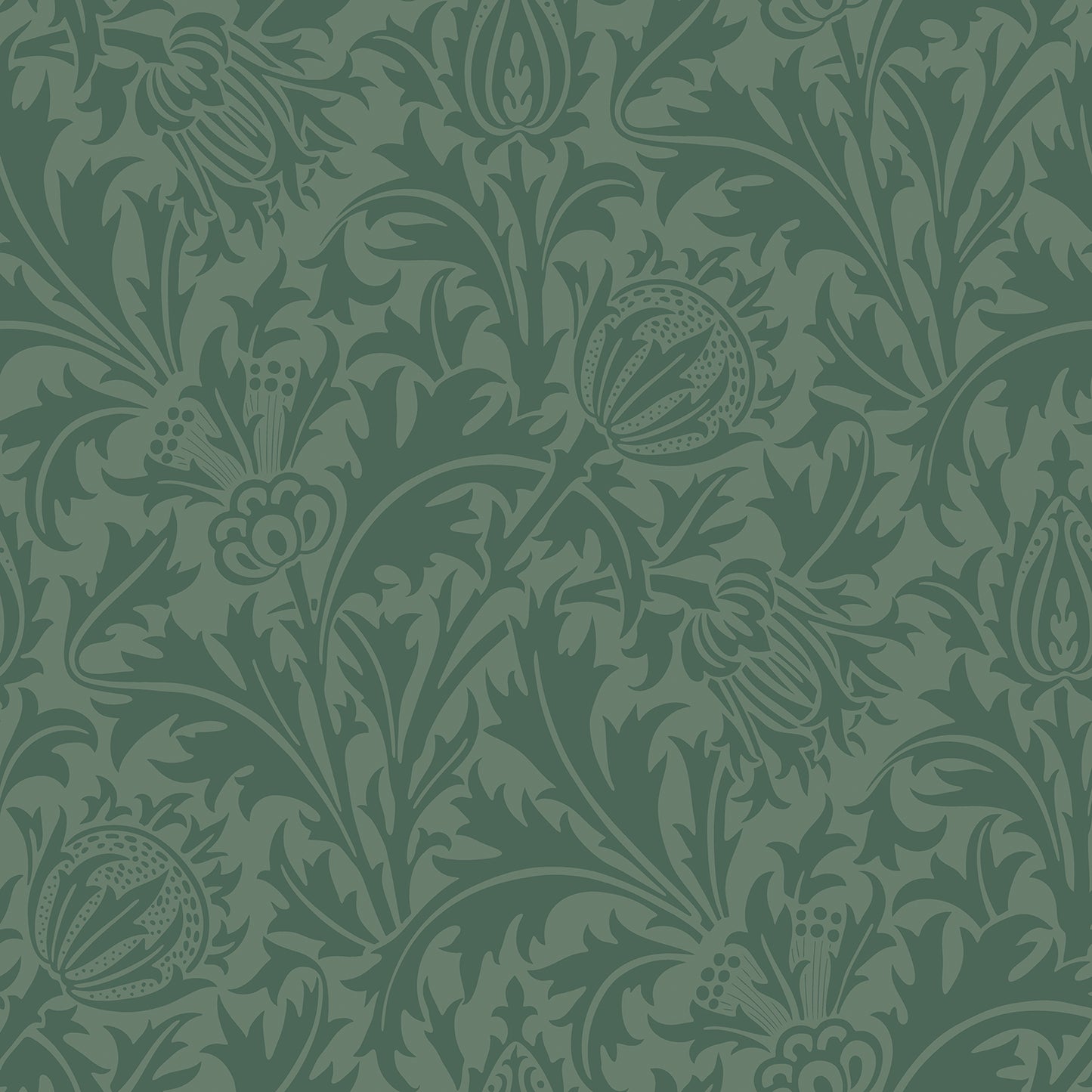 THISTLE DAMASK - Forest