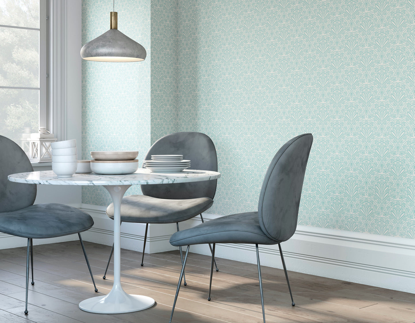 DECO FAN - Blue