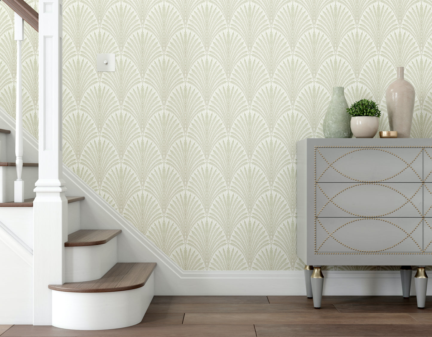 LEAF FAN - Sage Green