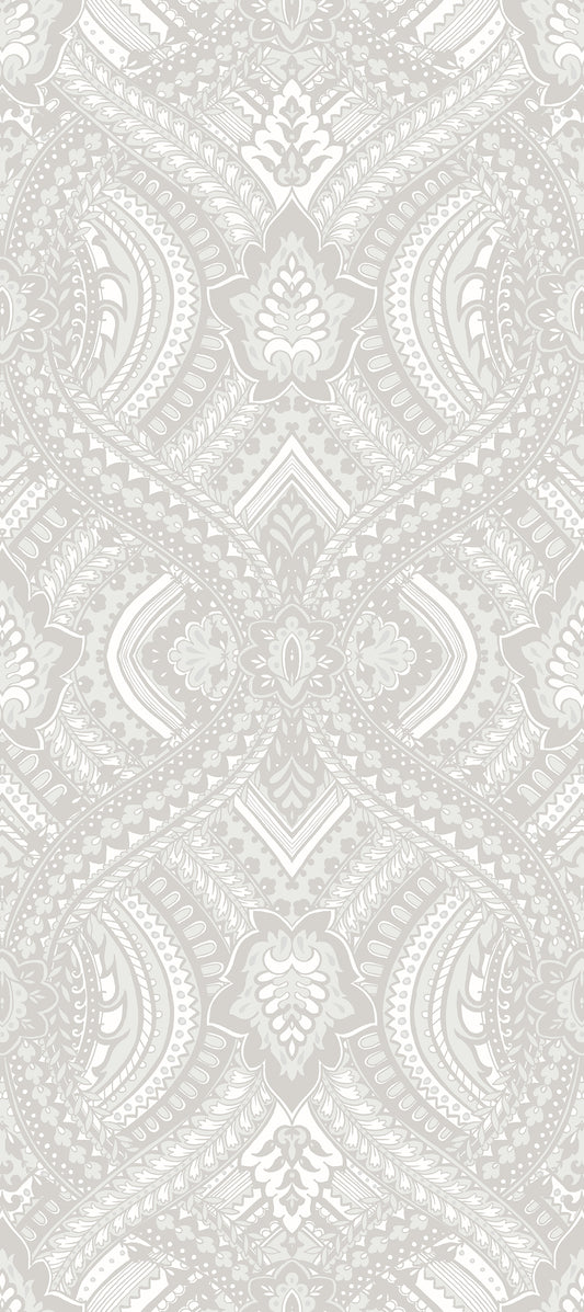 OGEE DAMASK - Grey