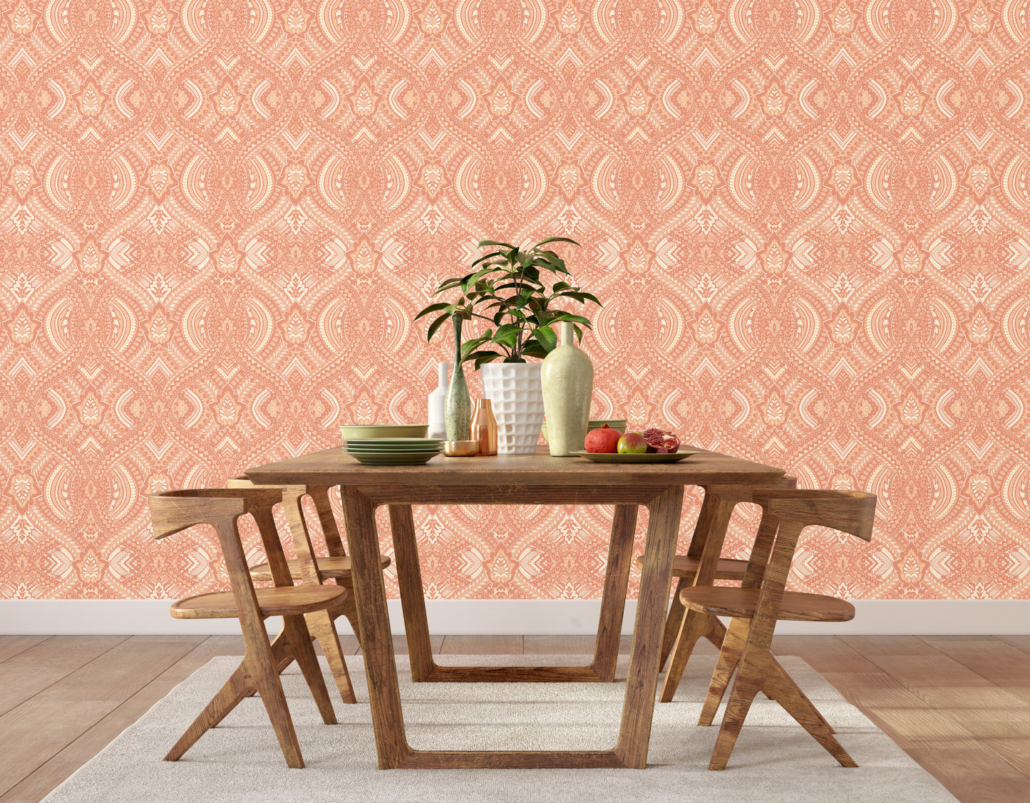 OGEE DAMASK - Orange