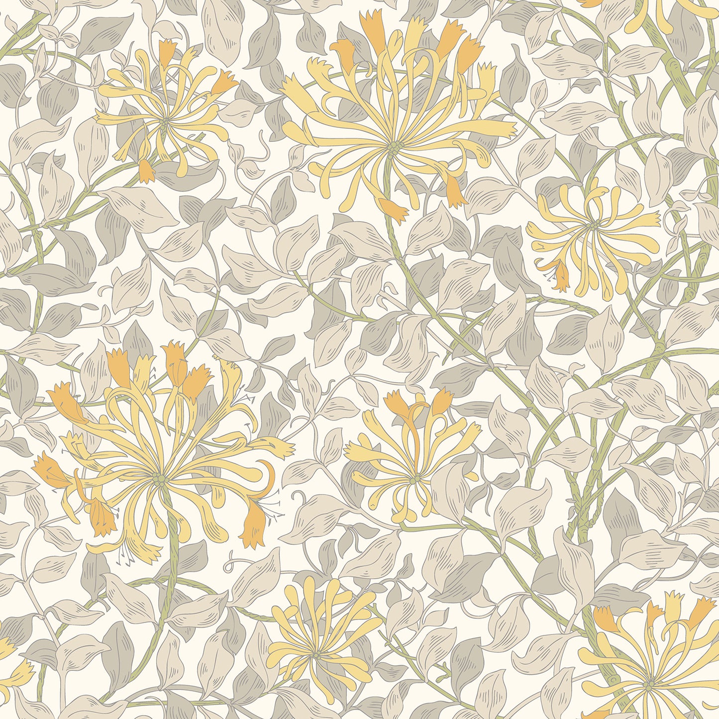 HONEYSUCKLE LEAF TRAIL - Warm Grey