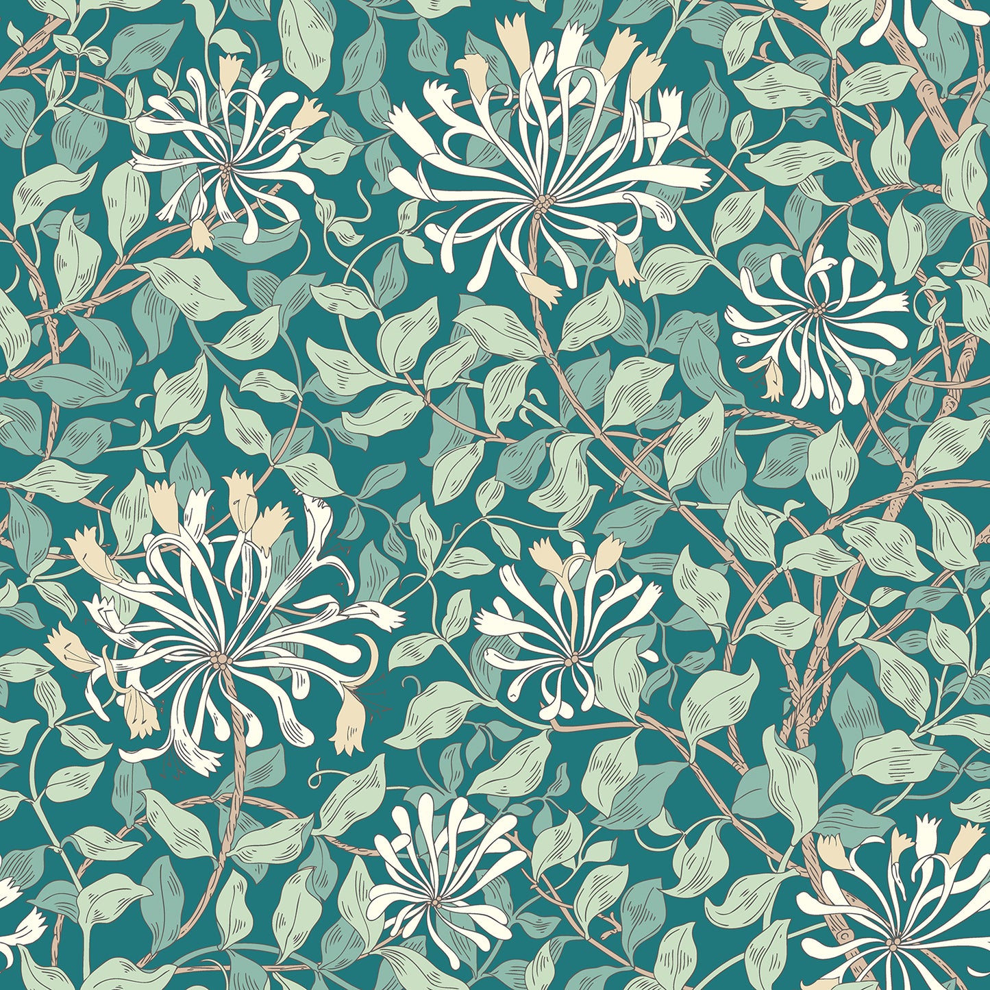 HONEYSUCKLE LEAF TRAIL - Dark Jade