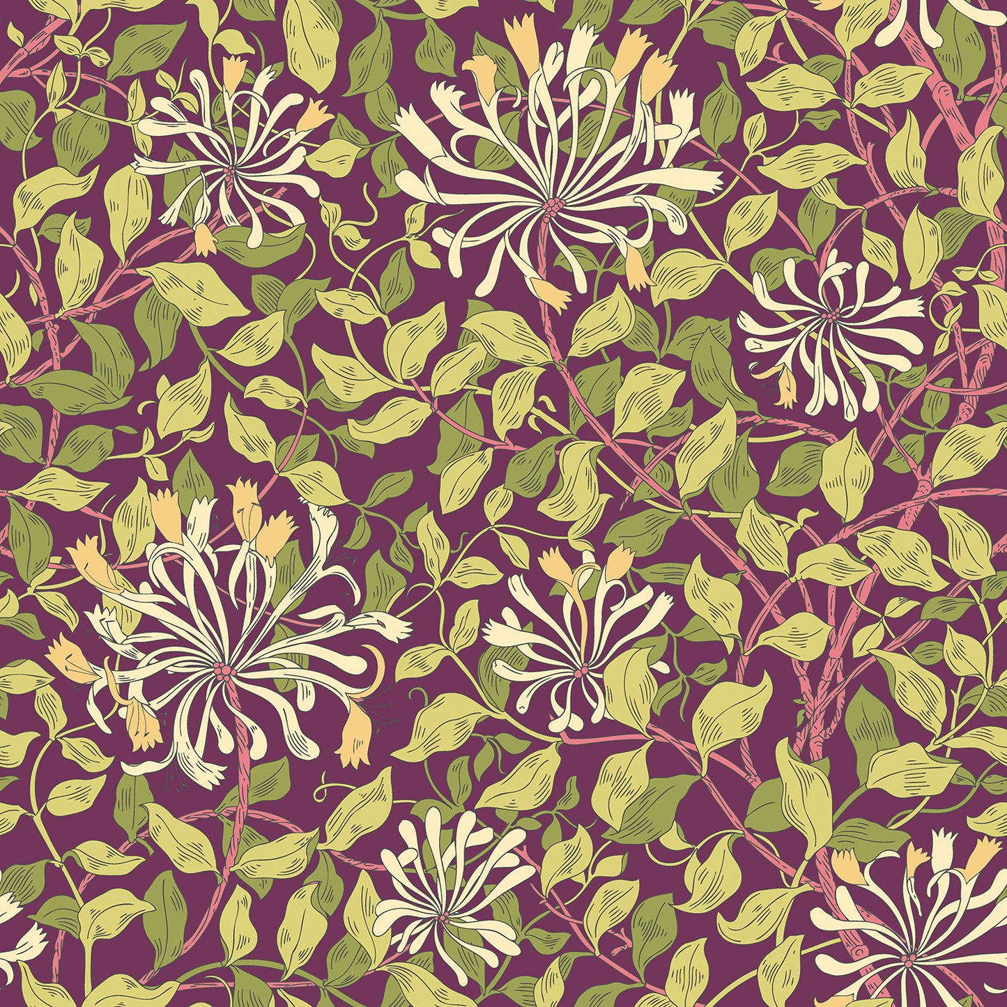 HONEYSUCKLE LEAF TRAIL - Aubergine