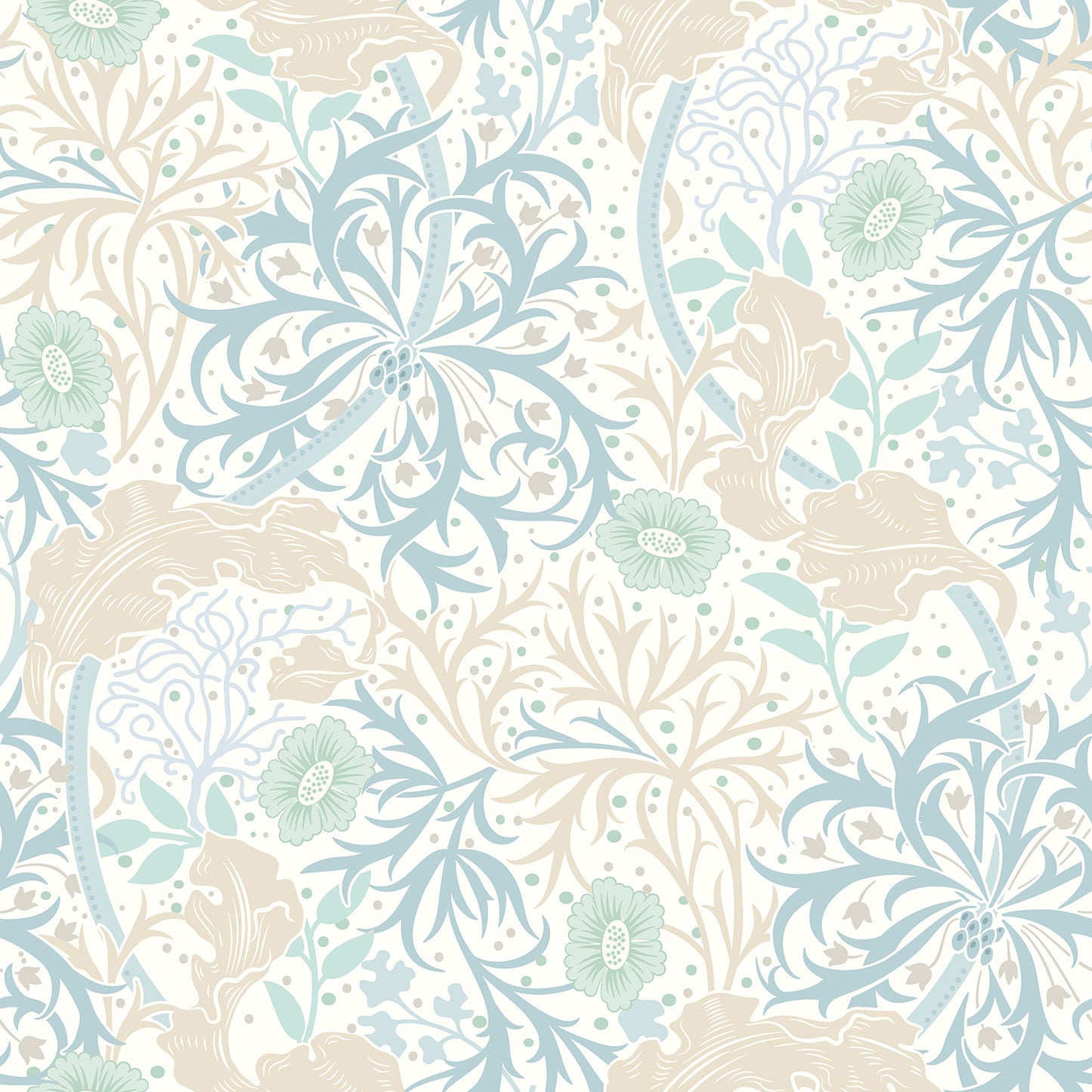 SEAWEED GARDEN - Soft Blue