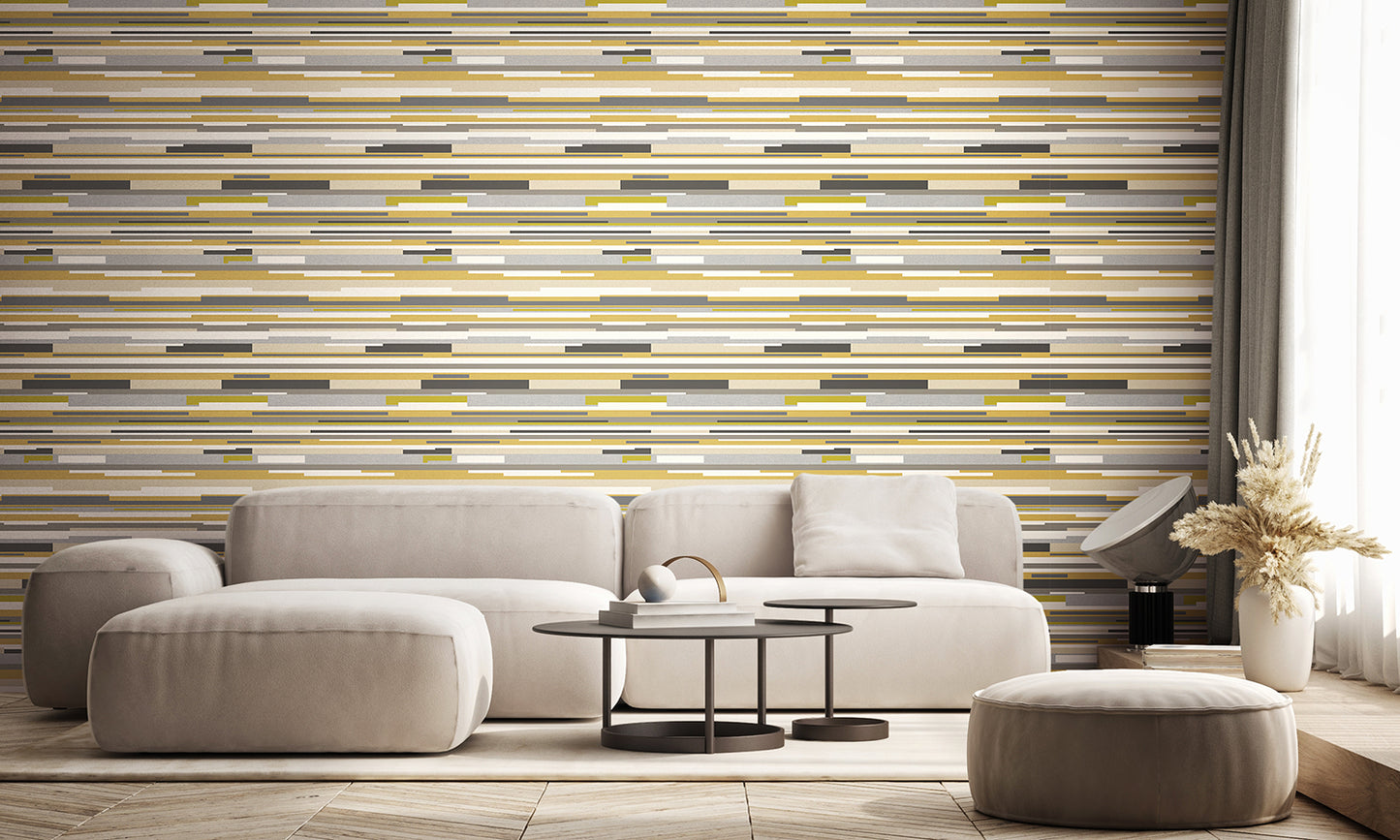 HORIZONTAL STRIPE - Olive Green