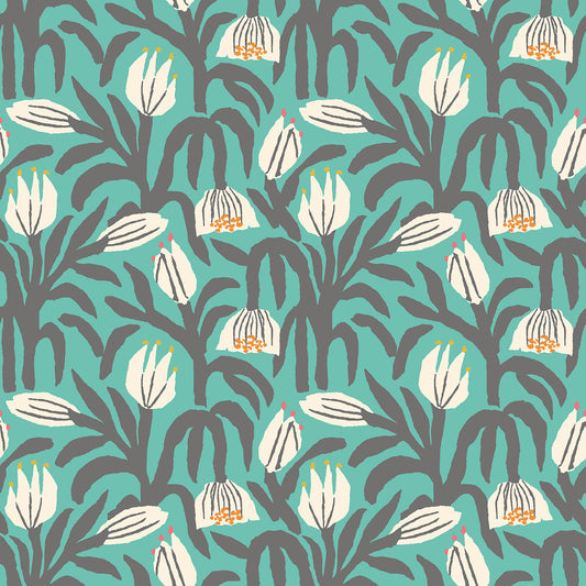 CHUNKY FLOWER - Teal Blue