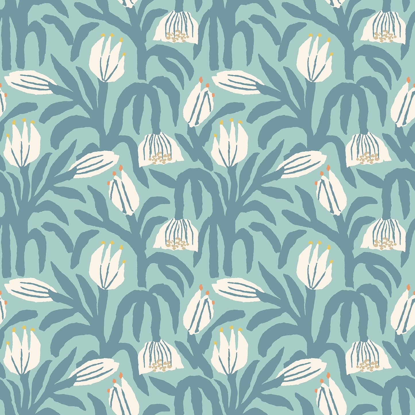 CHUNKY FLOWER - Denim